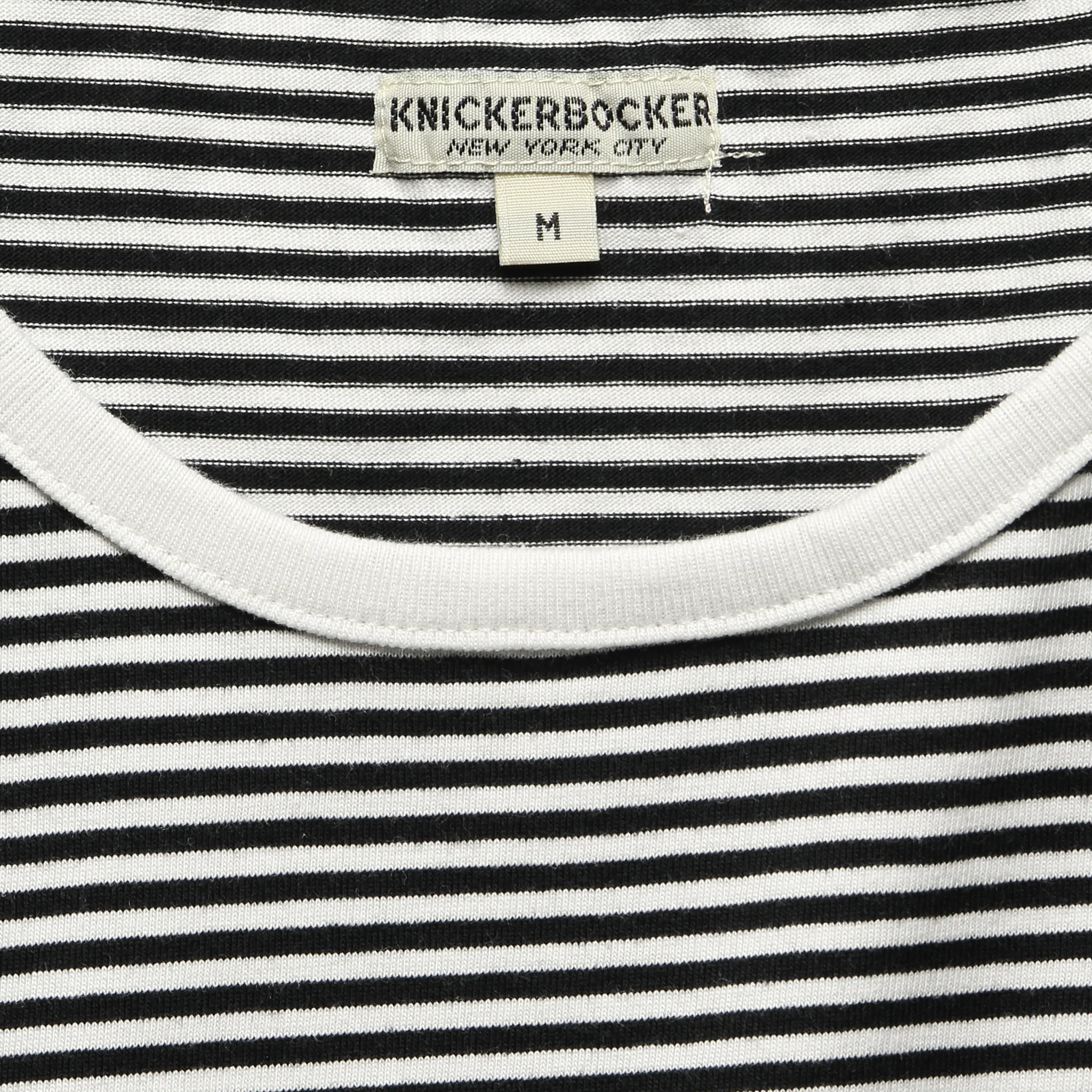 Mod Striped Tee - White/Black - Image 3