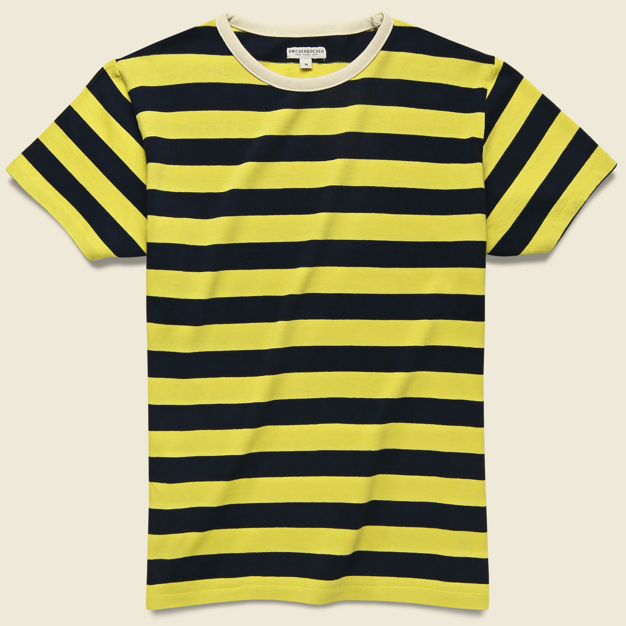 Mojave Striped Tee - Yellow/Blue
