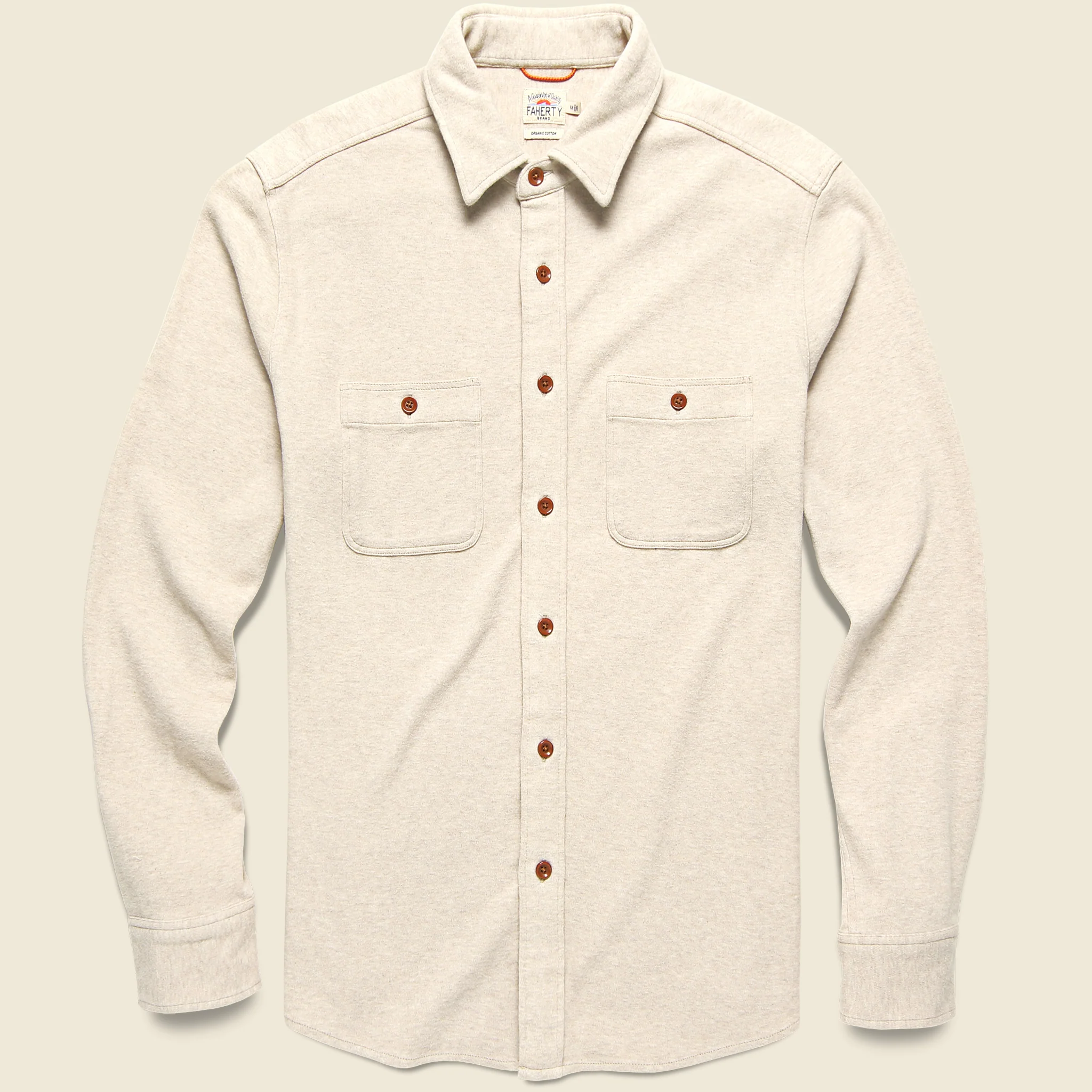 Knit Alpine Shirt - Oatmeal Heather