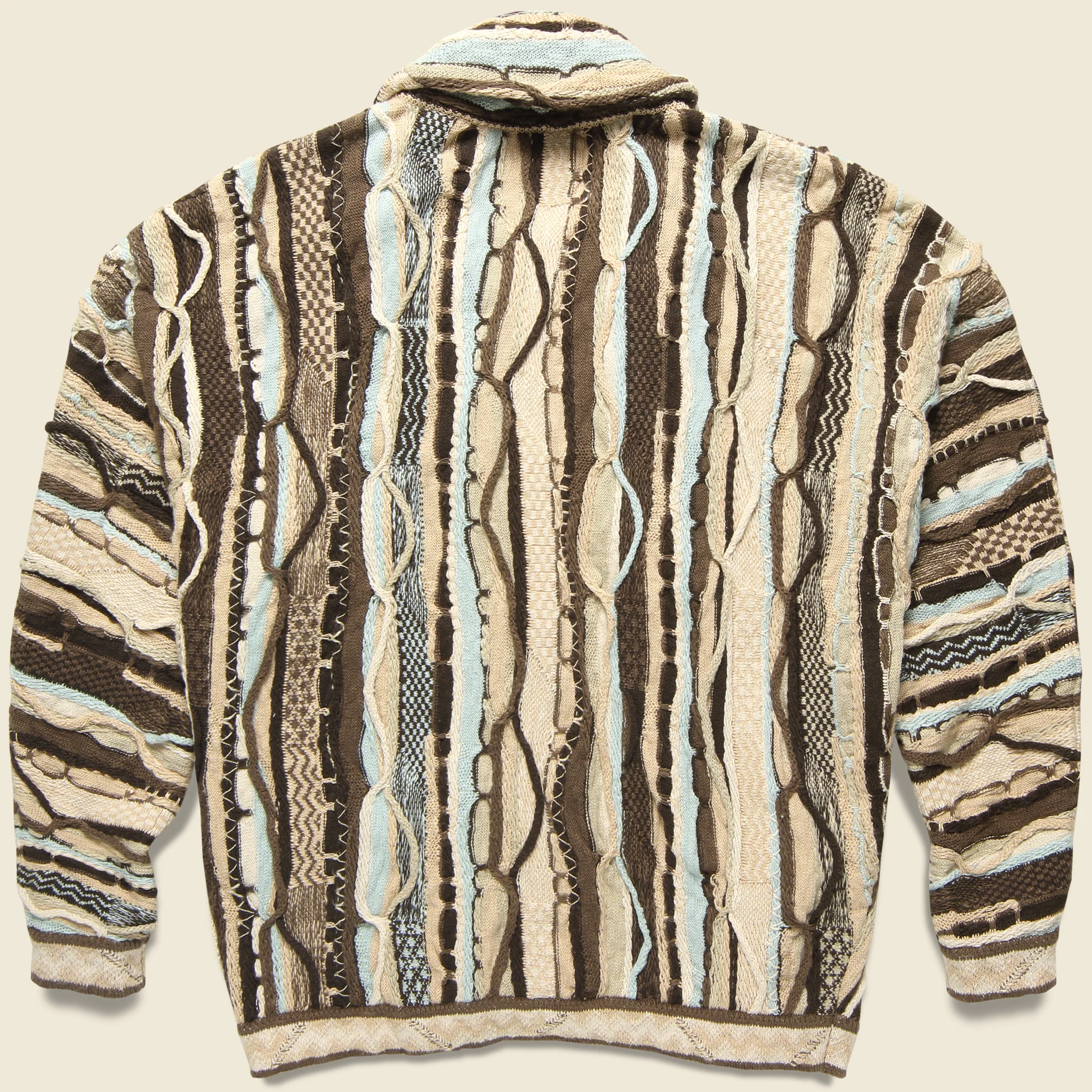 Knit GAUDY Cardigan - Brown - Image 2