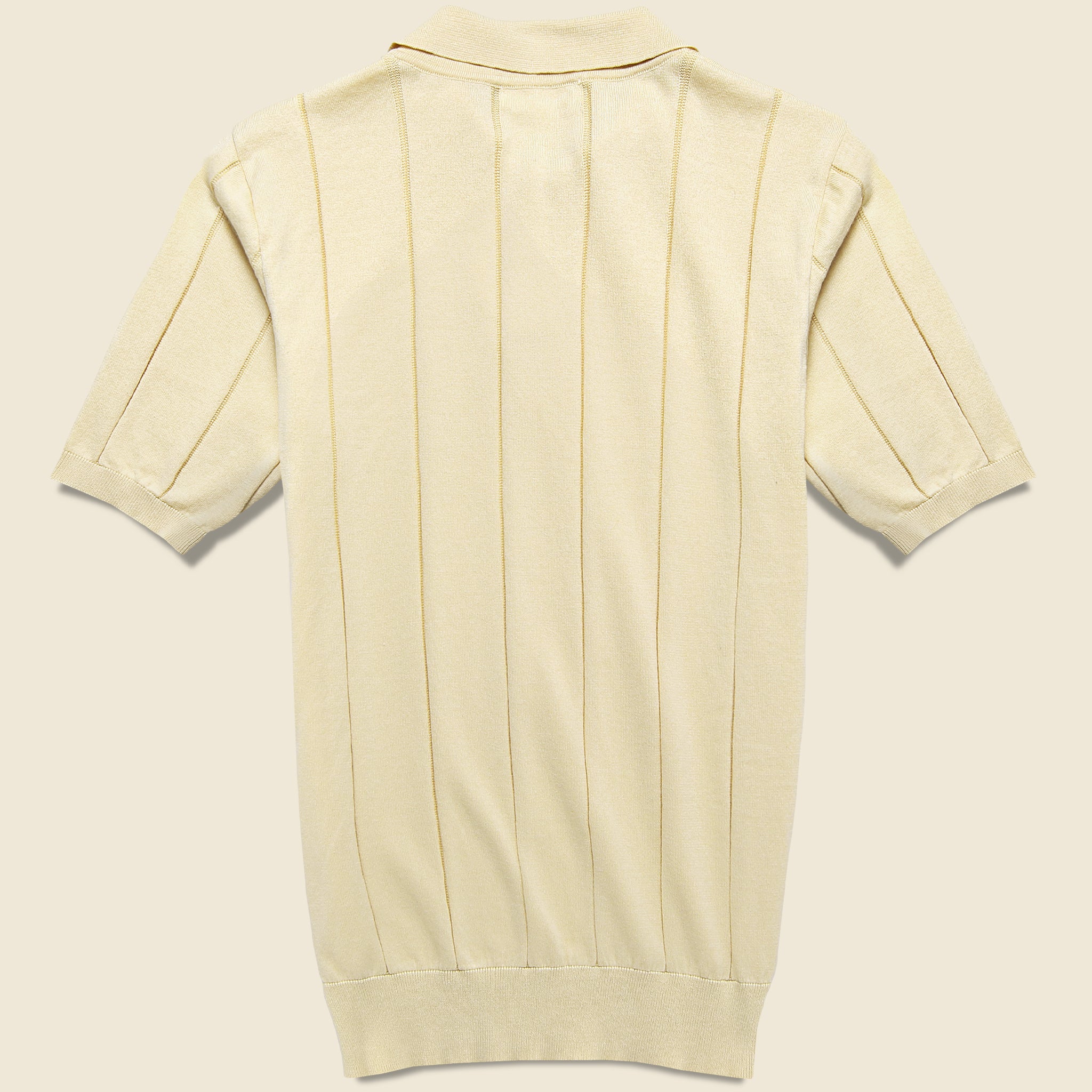 Knit Jacobs Polo - Seed Pearl - Image 2