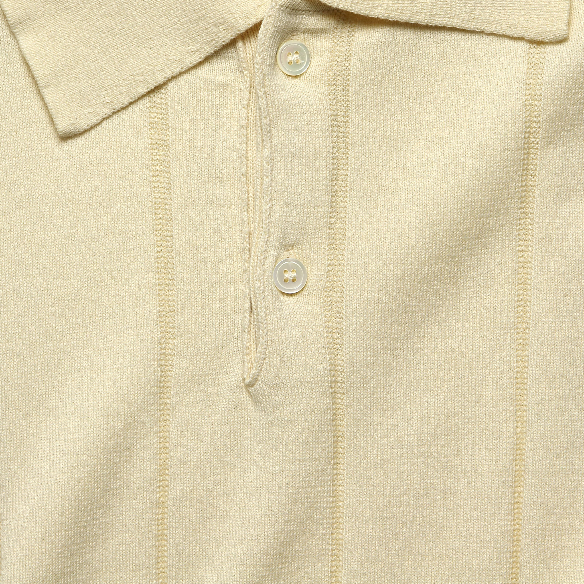 Knit Jacobs Polo - Seed Pearl - Image 3