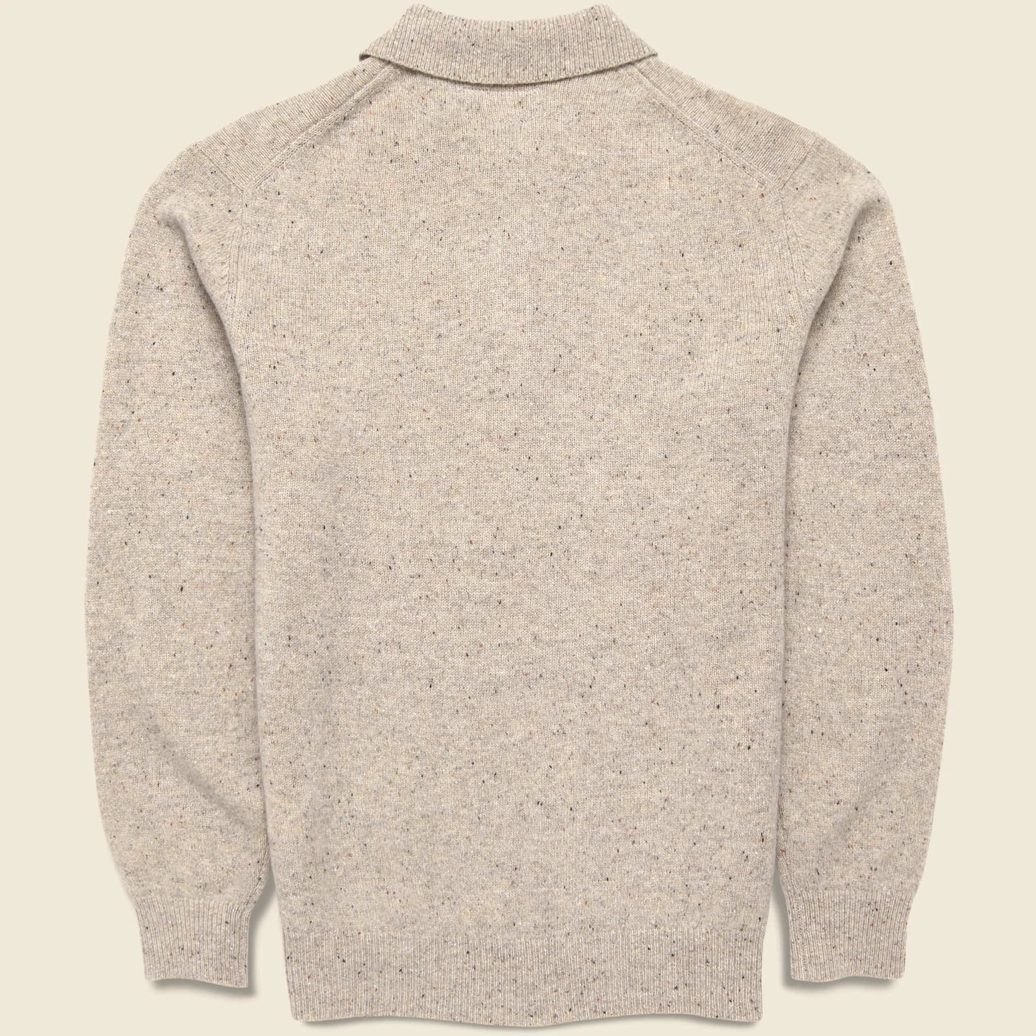 Knit Polo - Beige - Image 2