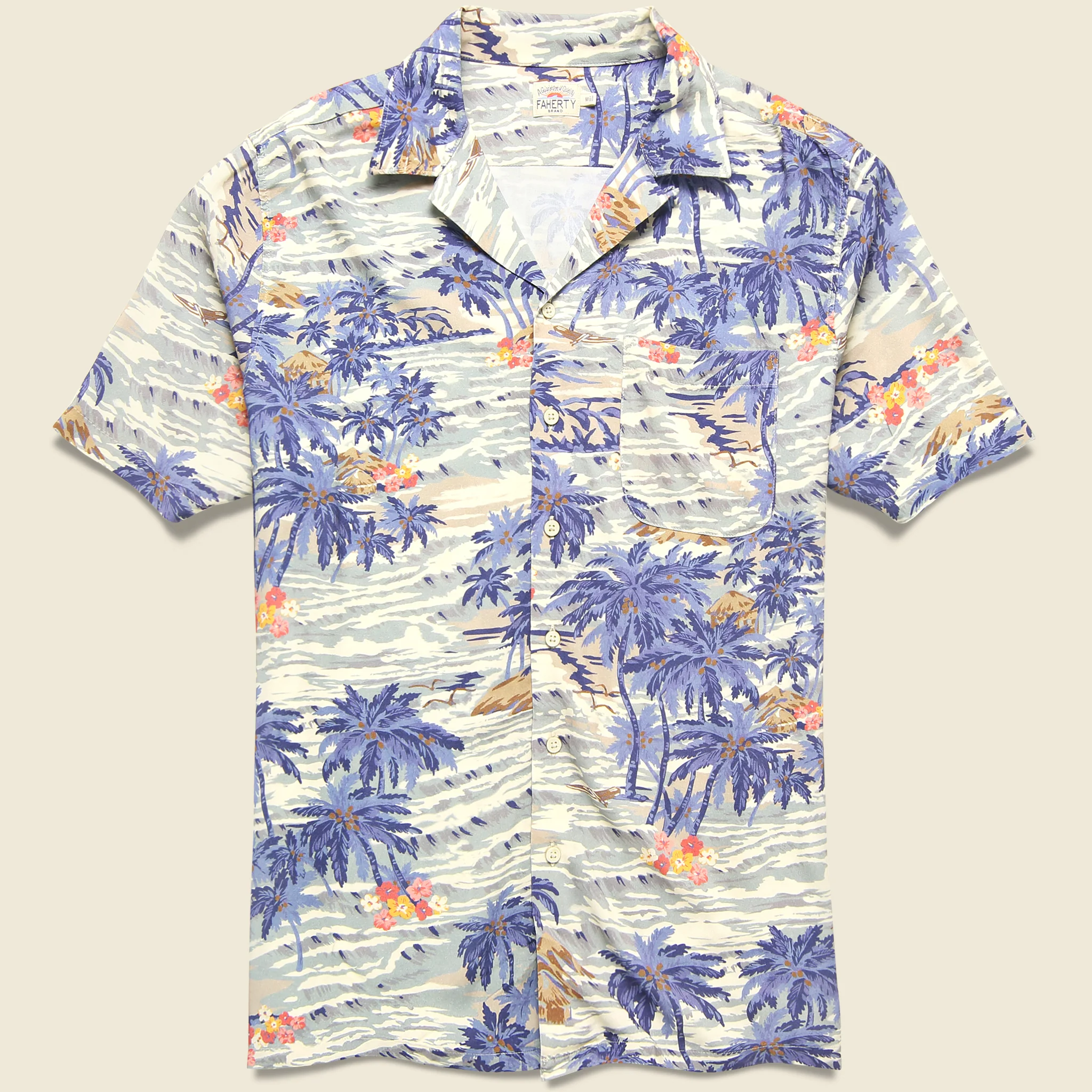 Kona Camp Shirt - South Pacific Swell