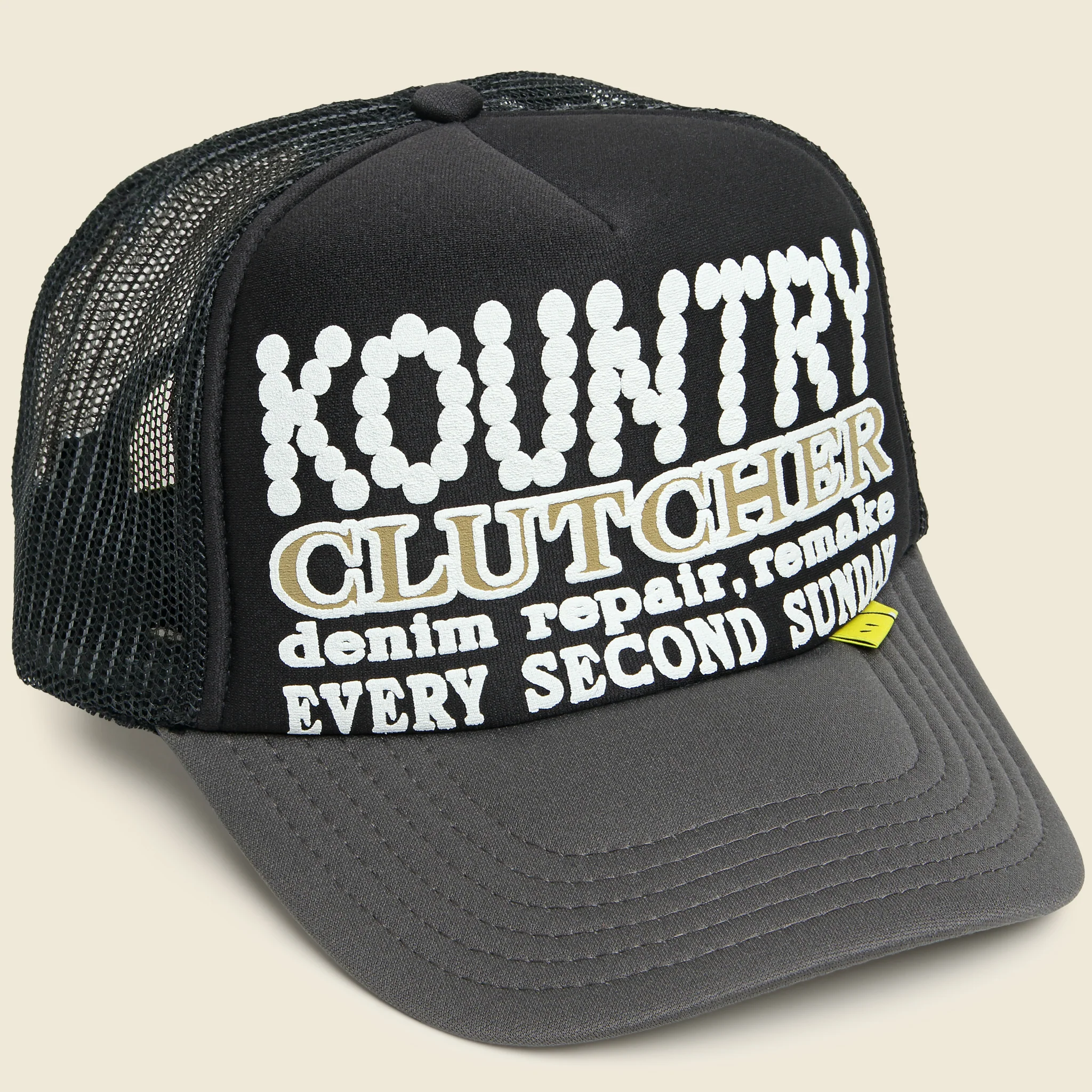 Kountry Pearl Trucker Cap - Black