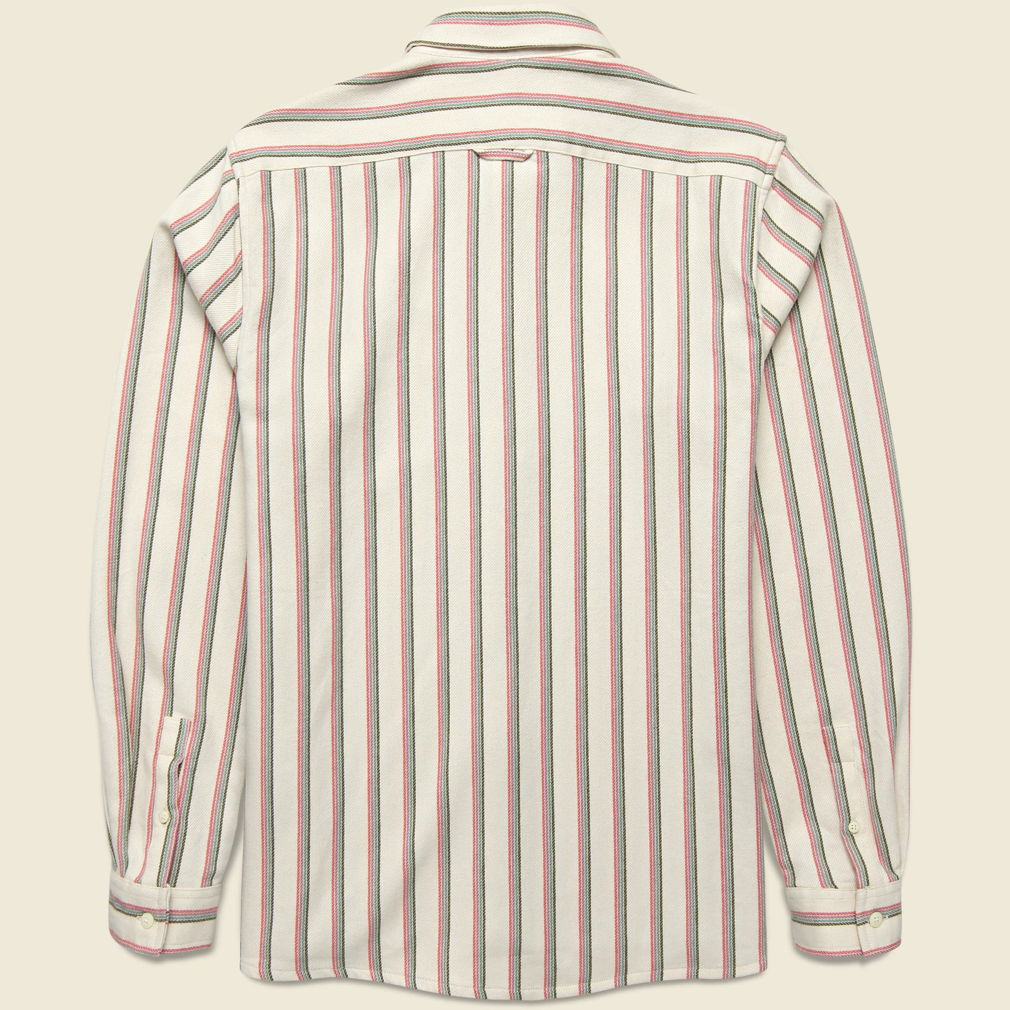 Kuki Stripe Shirt - Snow White - Image 2