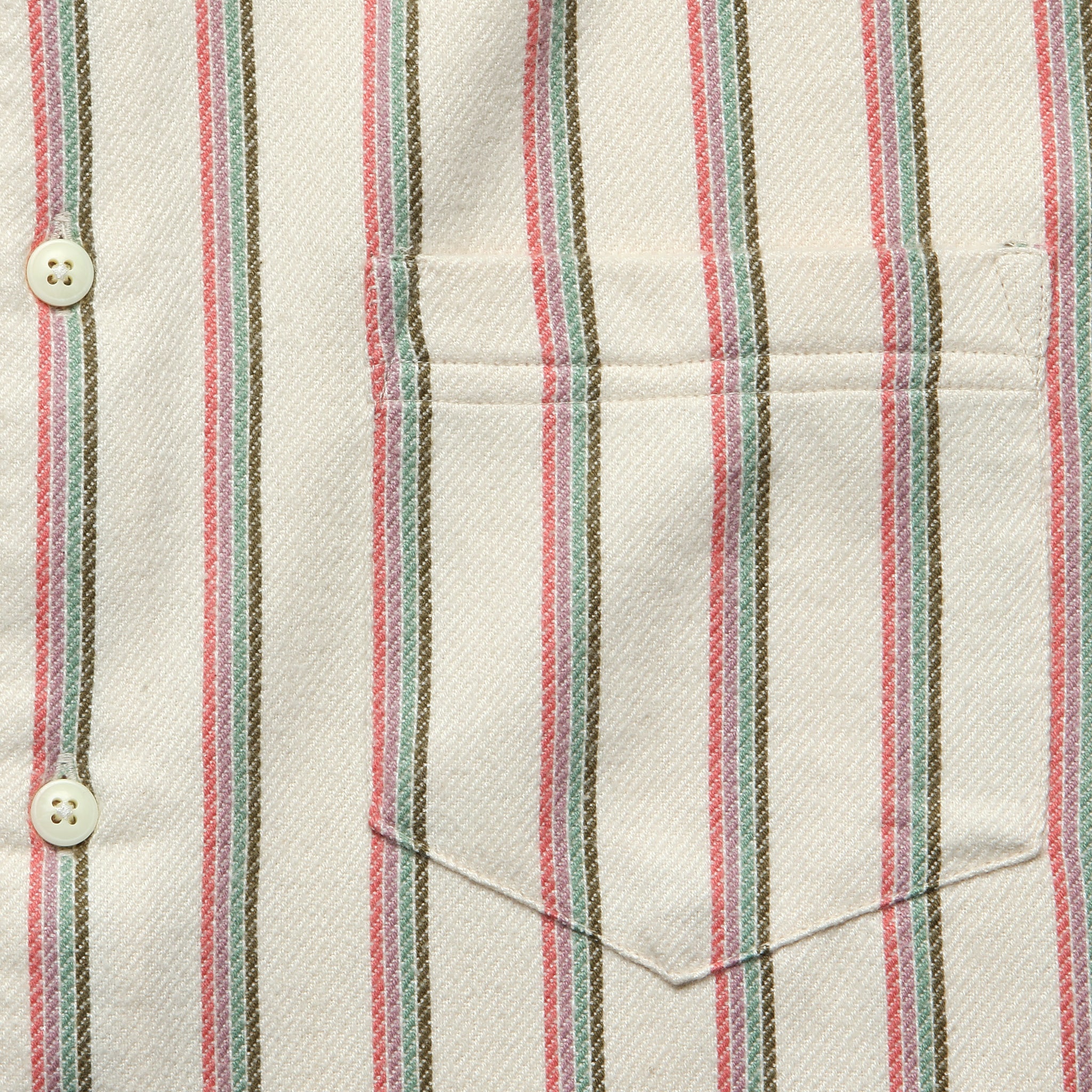 Kuki Stripe Shirt - Snow White - Image 3