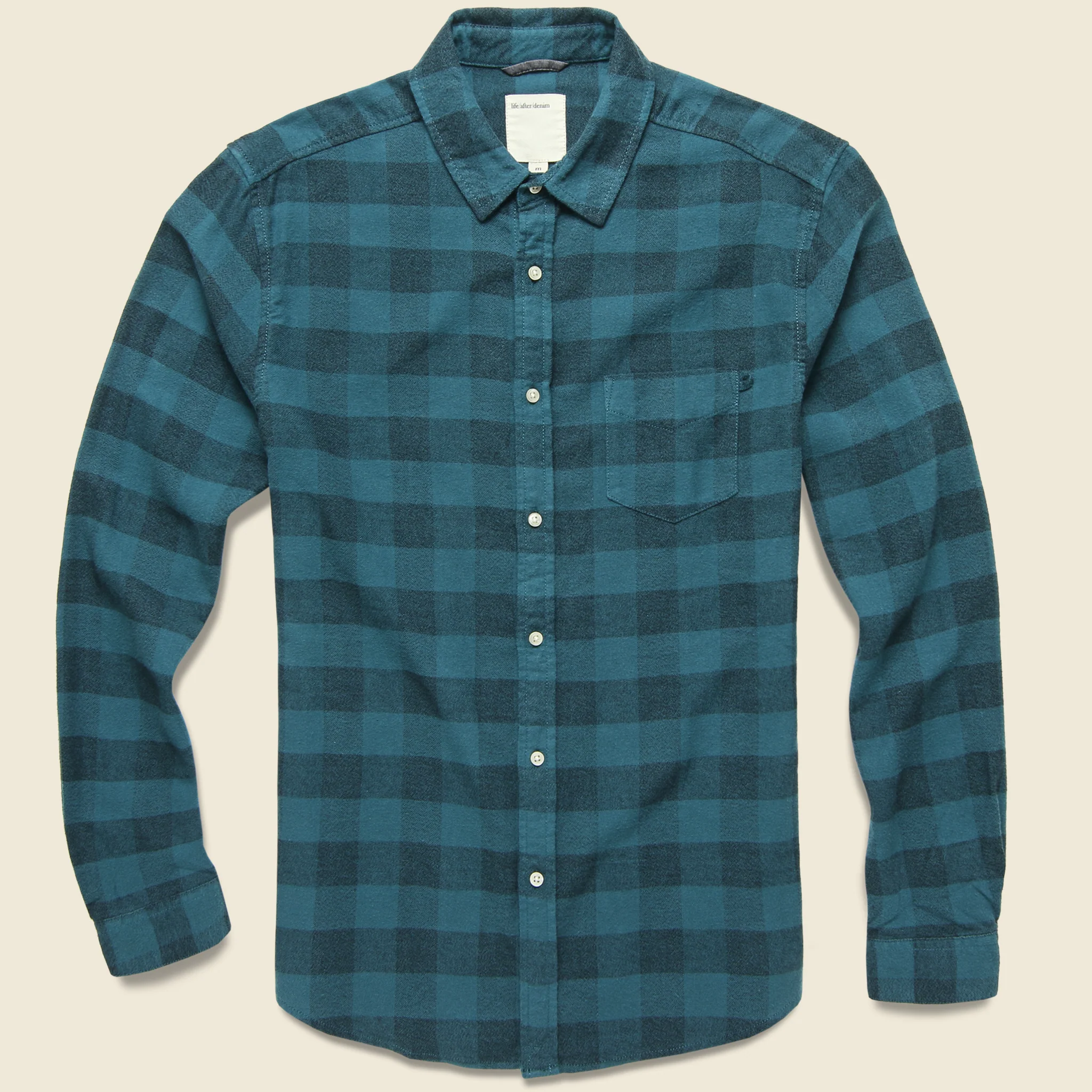 Allegheny Plaid Flannel - Comet Teal