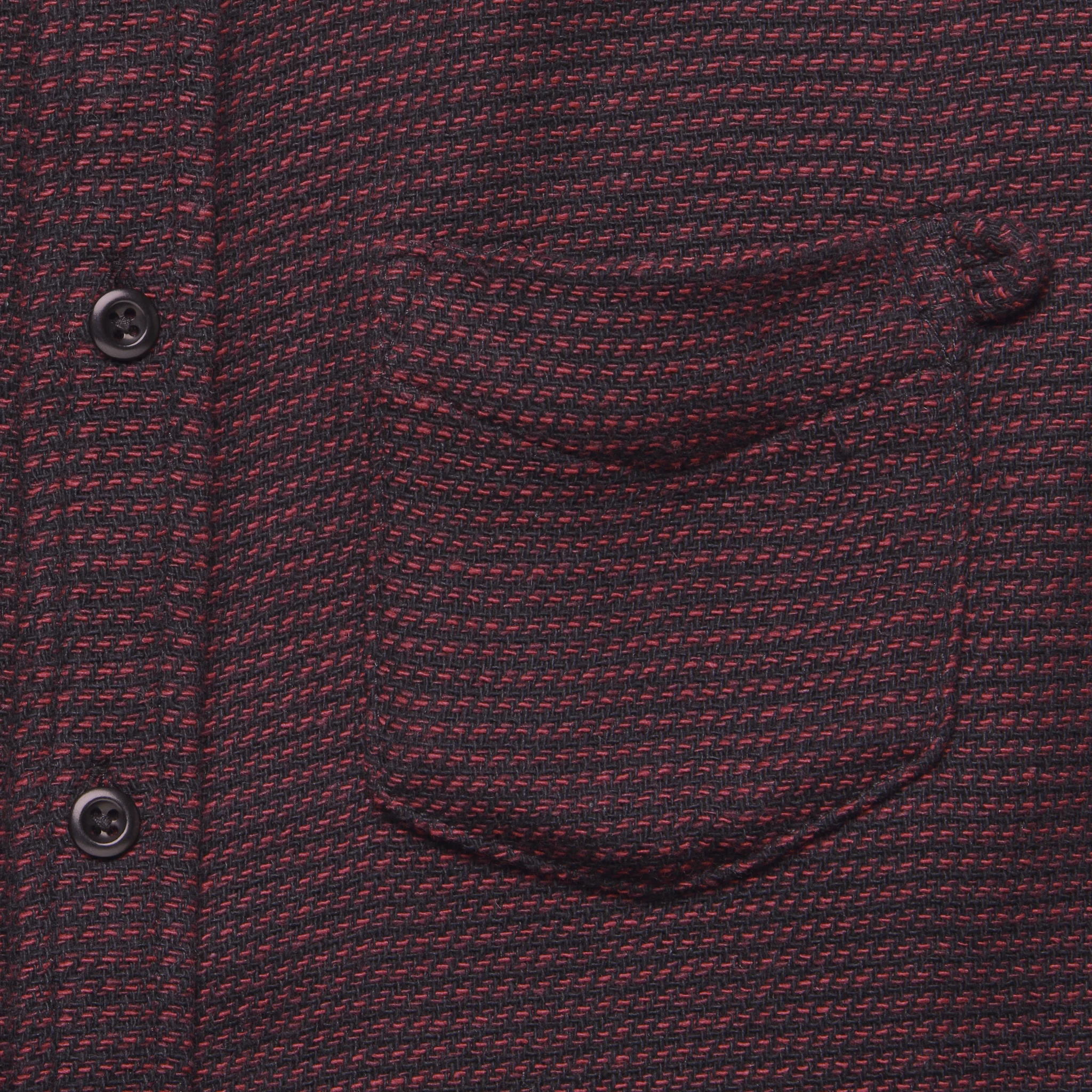 Archer Overshirt - Oxblood - Image 3