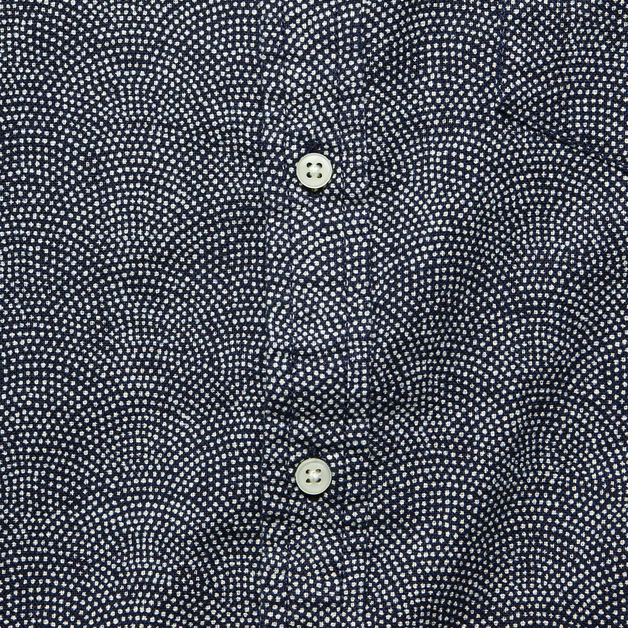 Seigaiha Shirt - Dark Indigo - Image 3