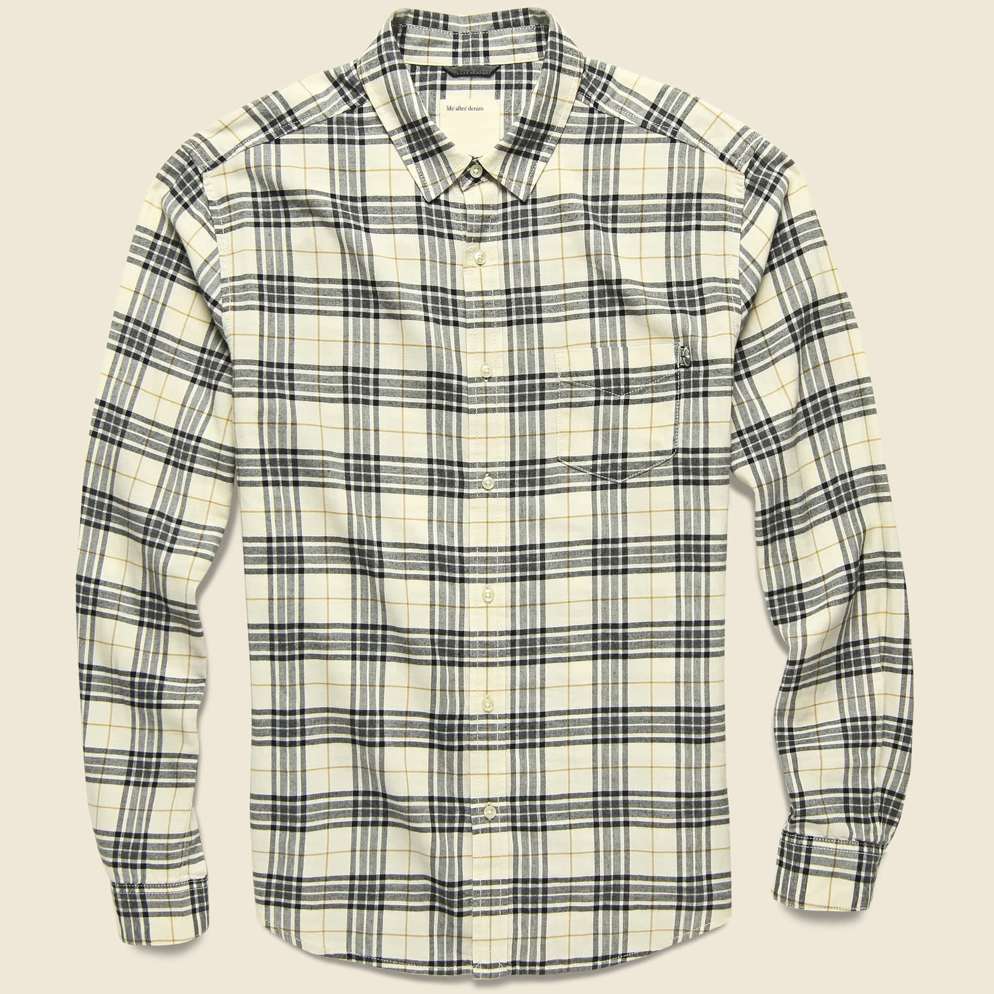 Tartan Flannel - Heather Irish Cream