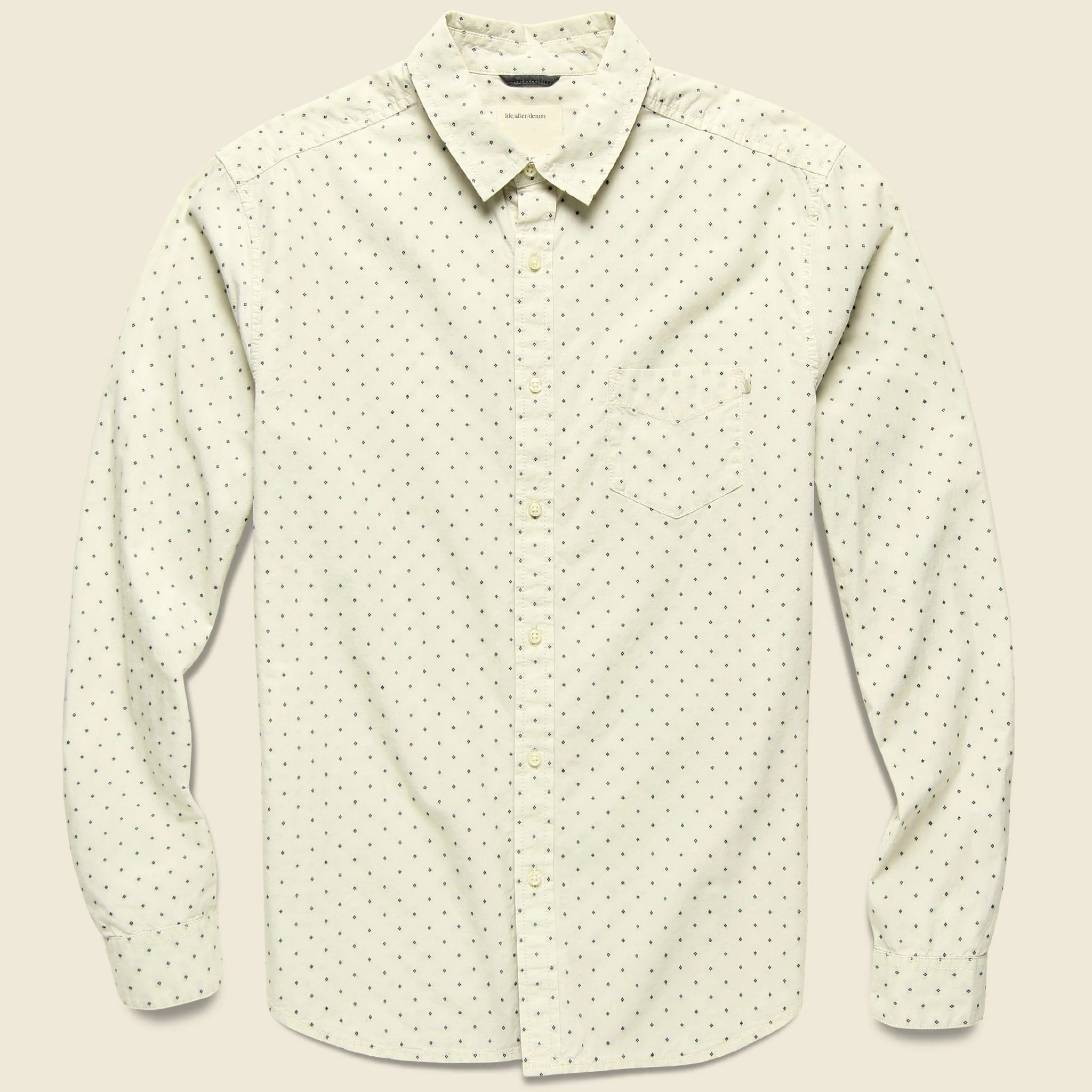Trafalgar Square Dobby Shirt - White