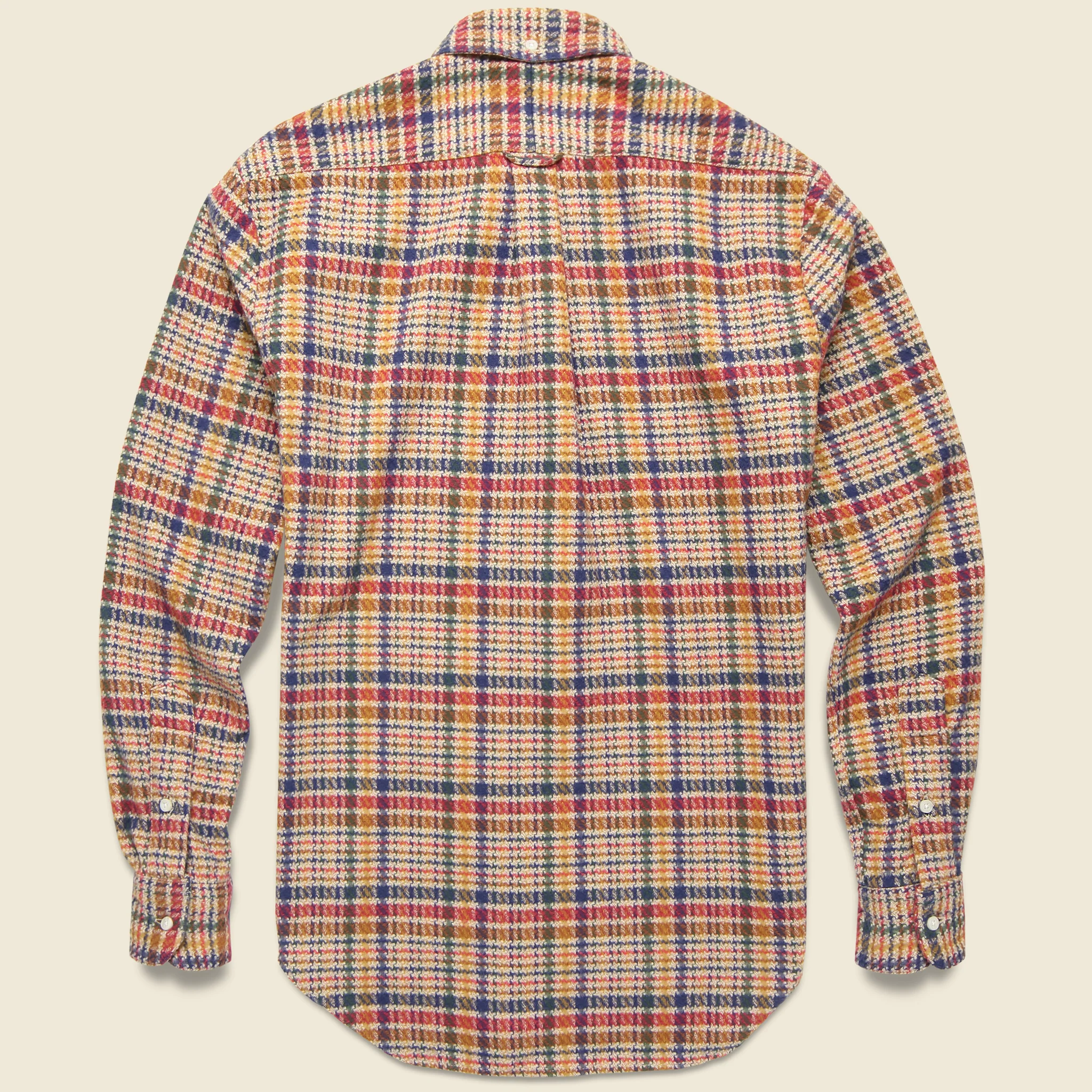 Large Houndstooth Check Shirt - Multi - Image 2