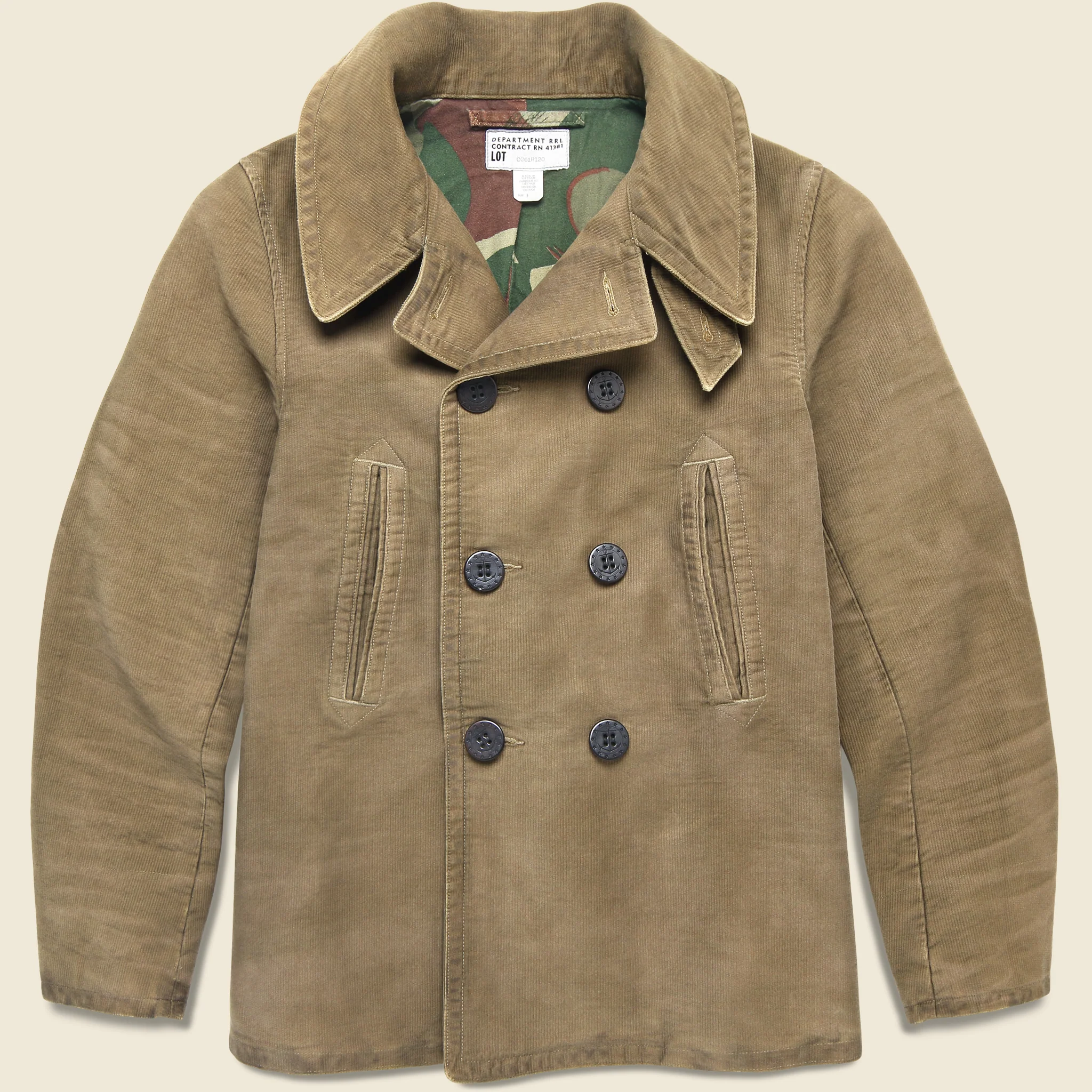 Leahy Junglecloth Peacoat - Olive