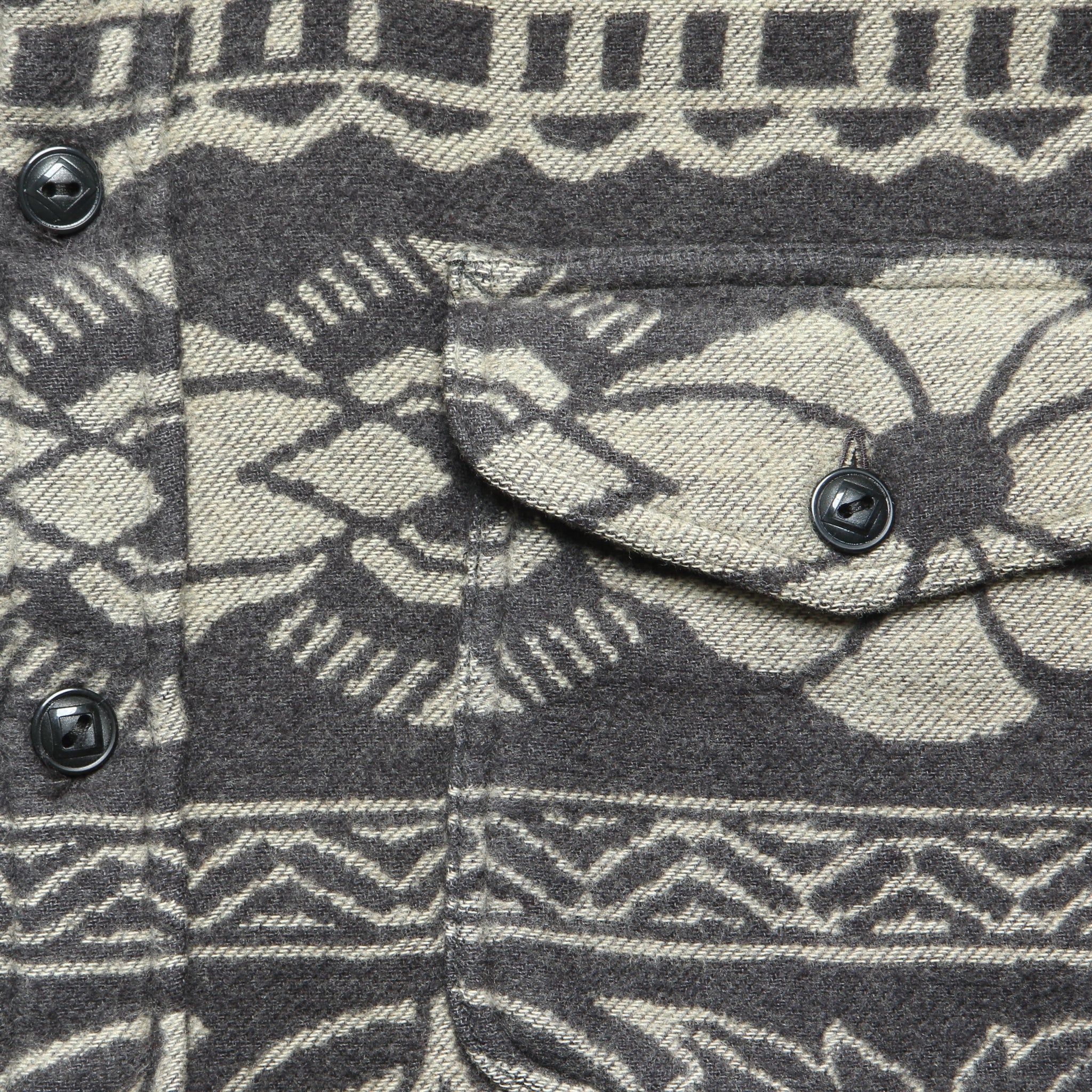 Lee Jacquard Workshirt - Black - Image 3