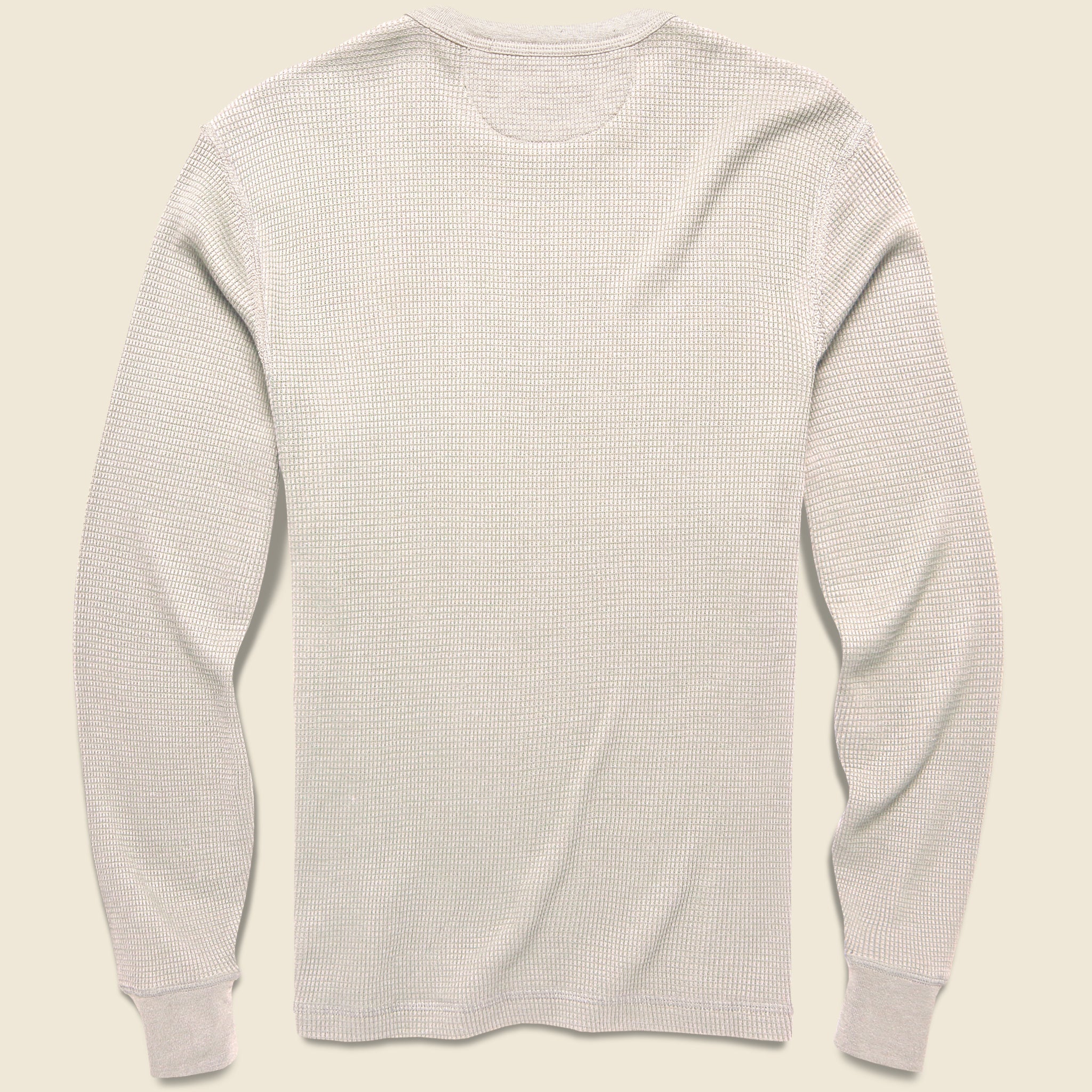 Legend Waffle Crew Shirt - Oatmeal Heather - Image 2