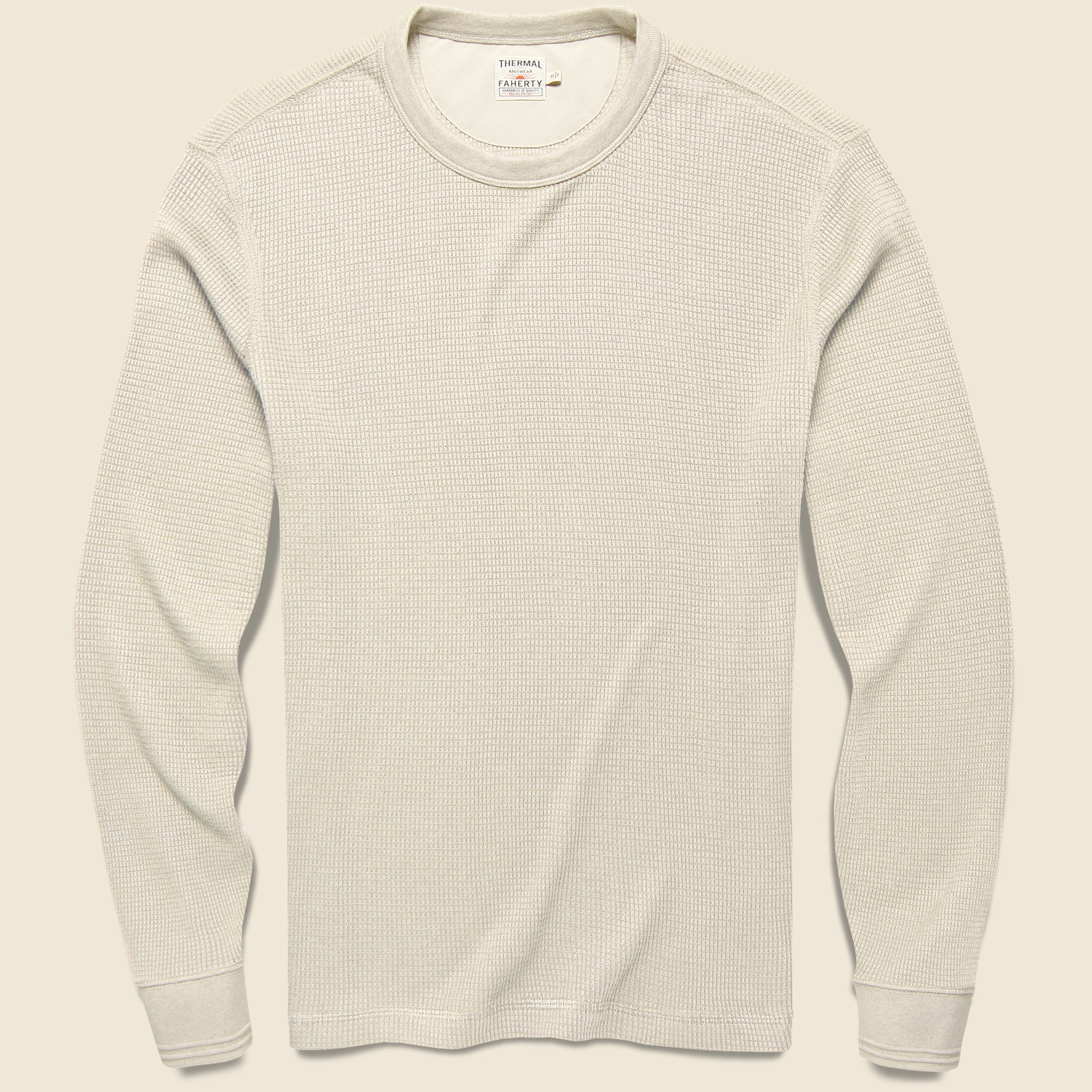 Legend Waffle Crew Shirt - Winter Stone Heather
