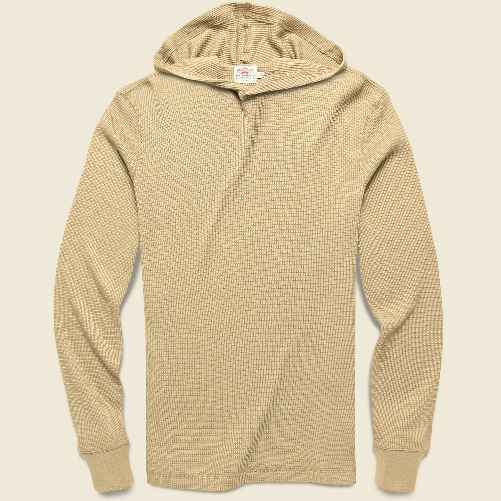 Legend Waffle Hoodie - Chestnut