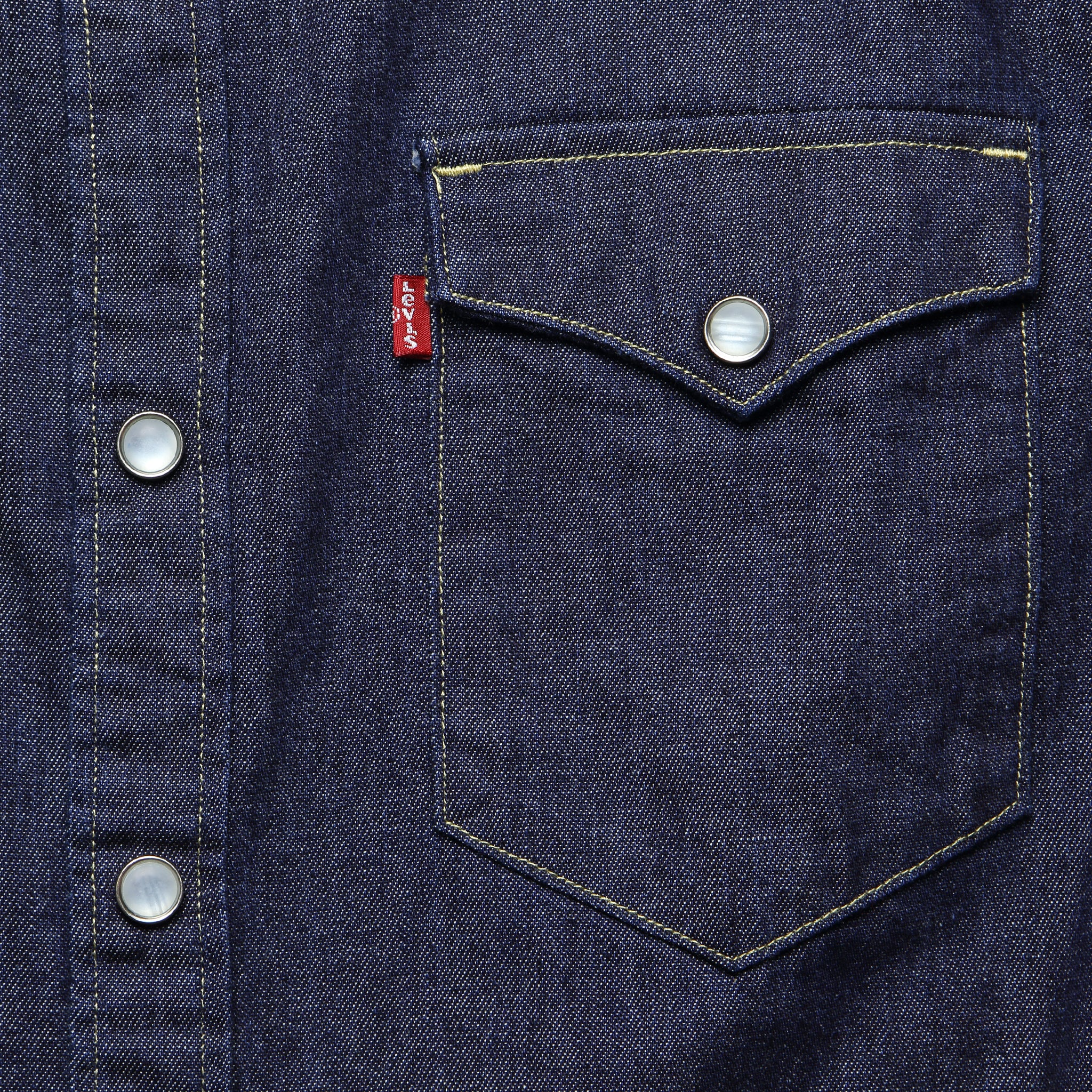 Barstow Denim Western Shirt - Red Cast Rinse - Image 3