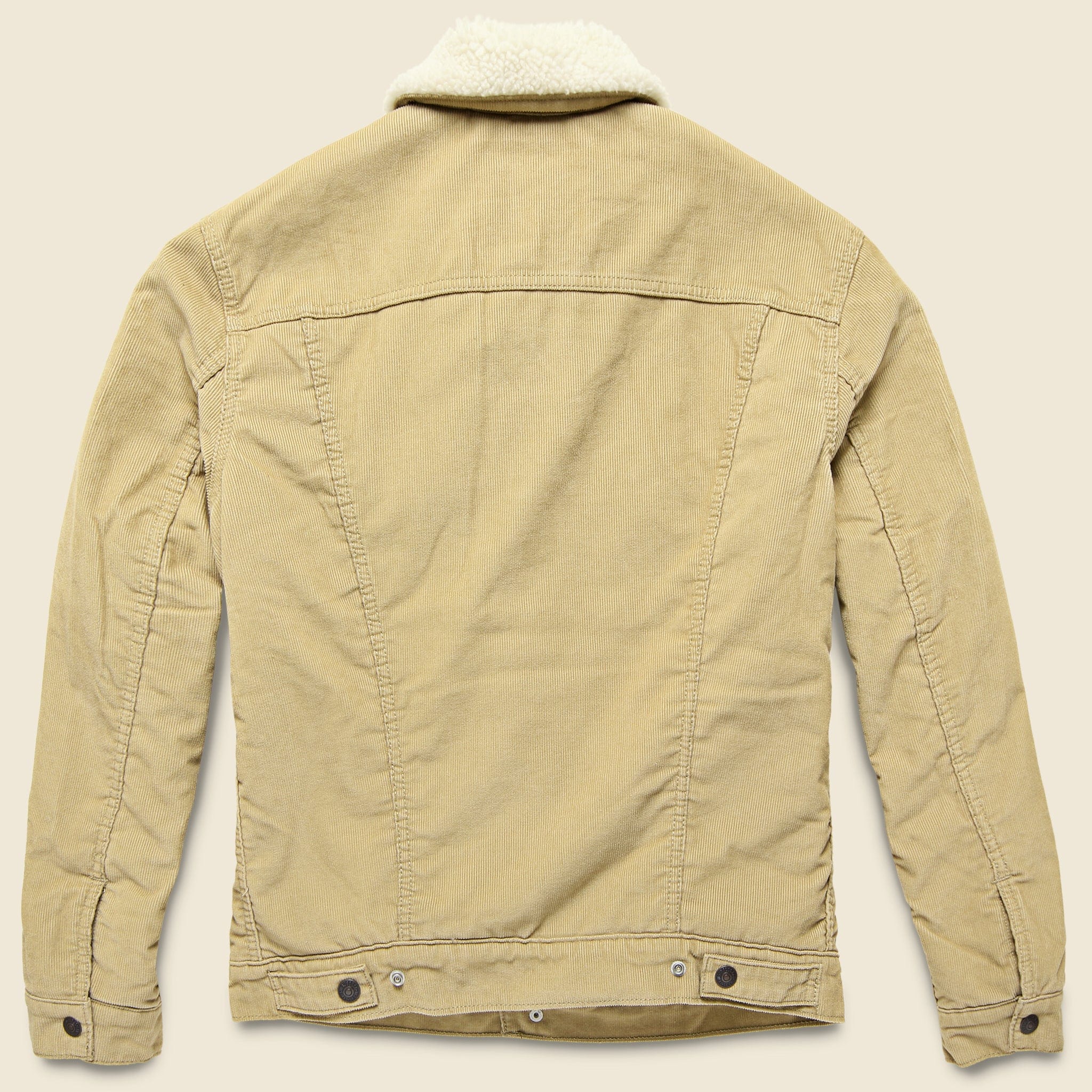 Sherpa Trucker Jacket - True Cord Chino - Image 2