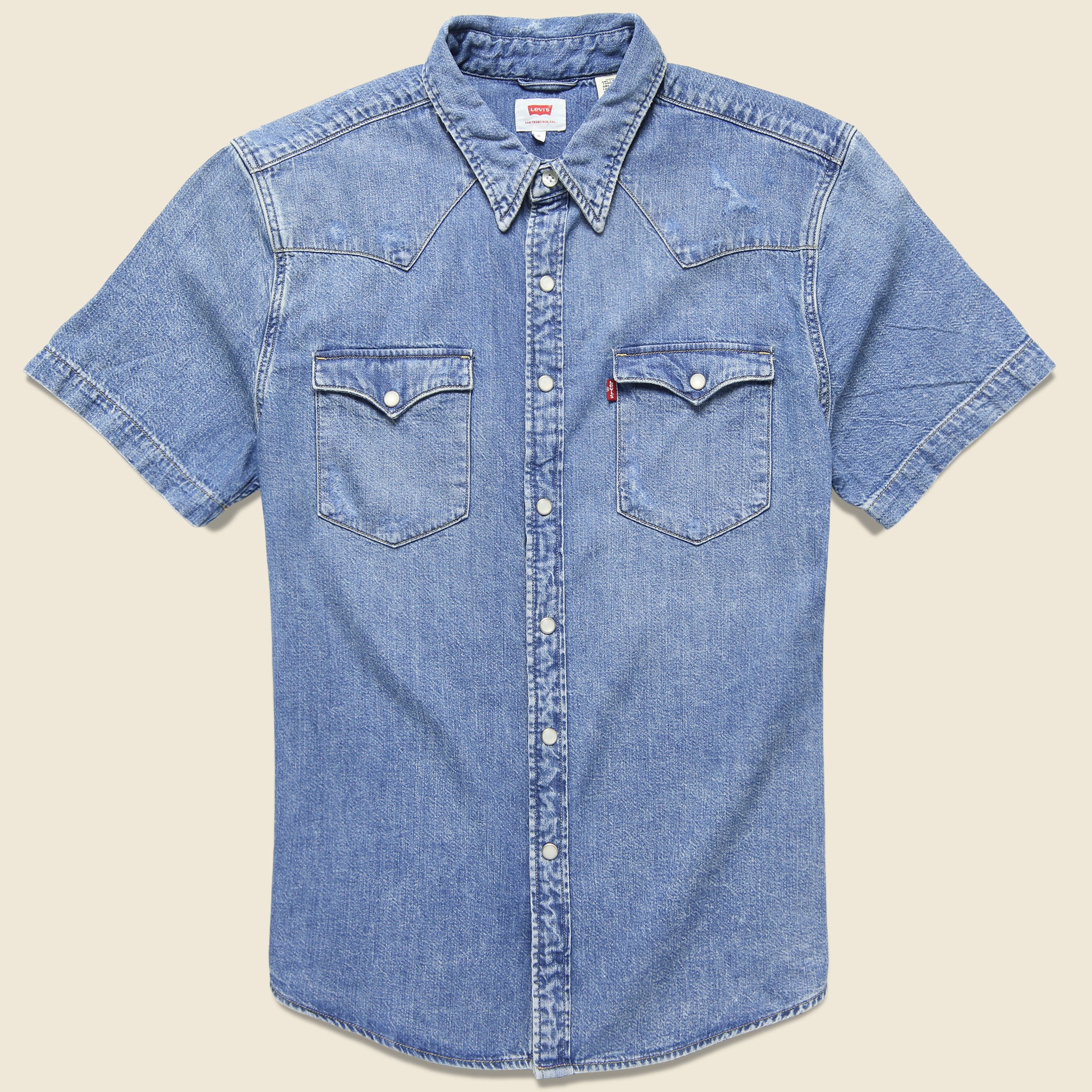 Barstow Western Shirt - Light Denim