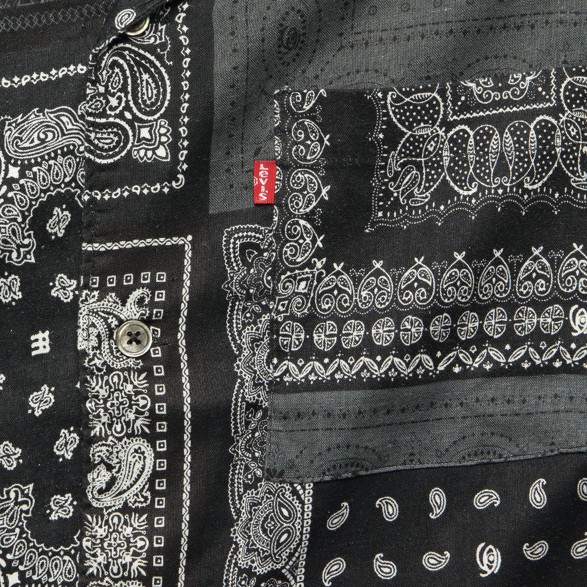 Cubano Shirt - Multi-bandana Black - Image 3