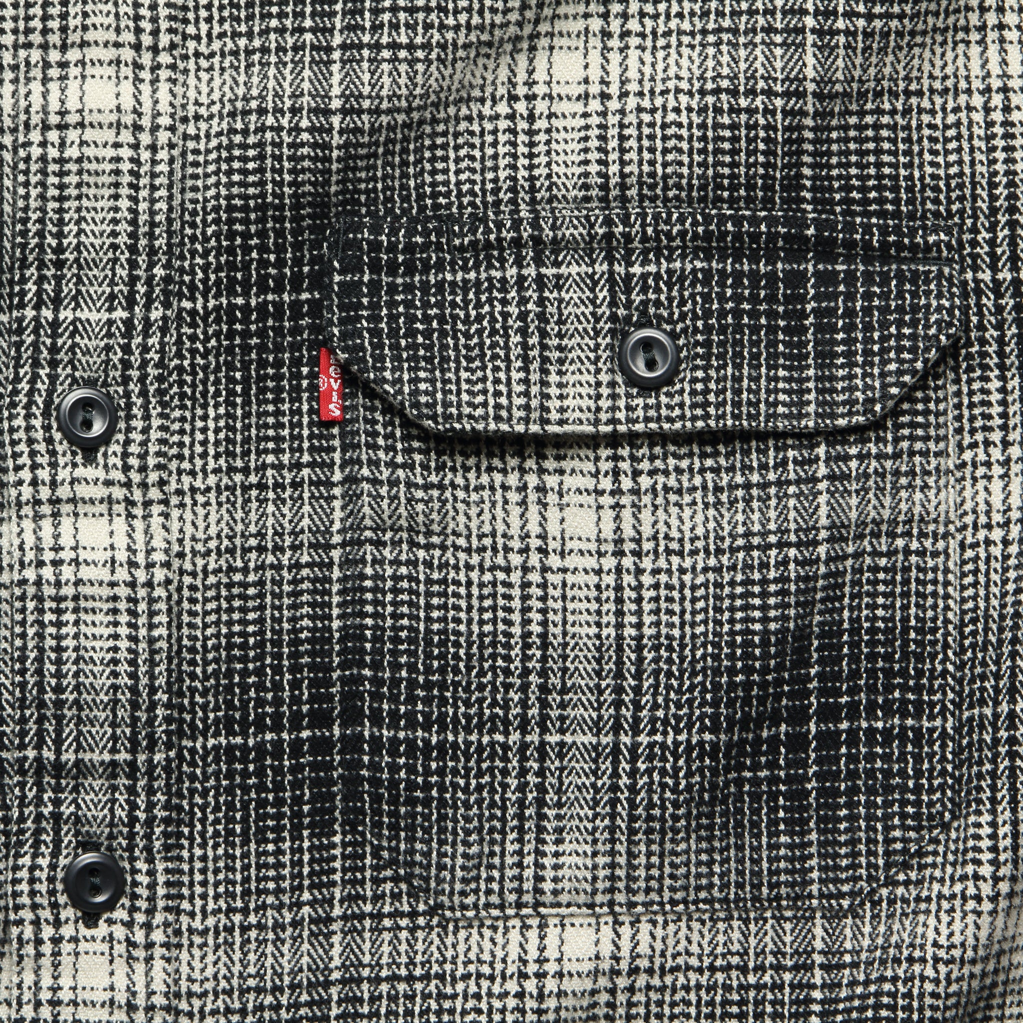 Jackson Worker Flannel Overshirt - Ametrine Jet Black - Image 3