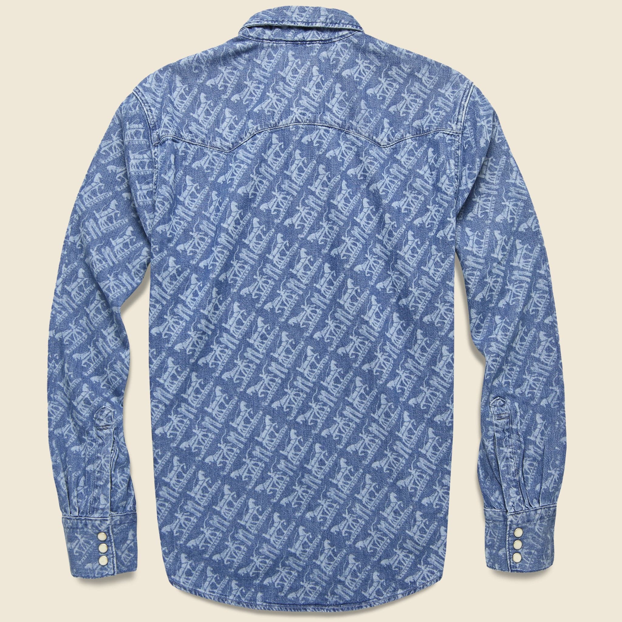Sawtooth Western Shirt - Bias Brand Laser - Image 2