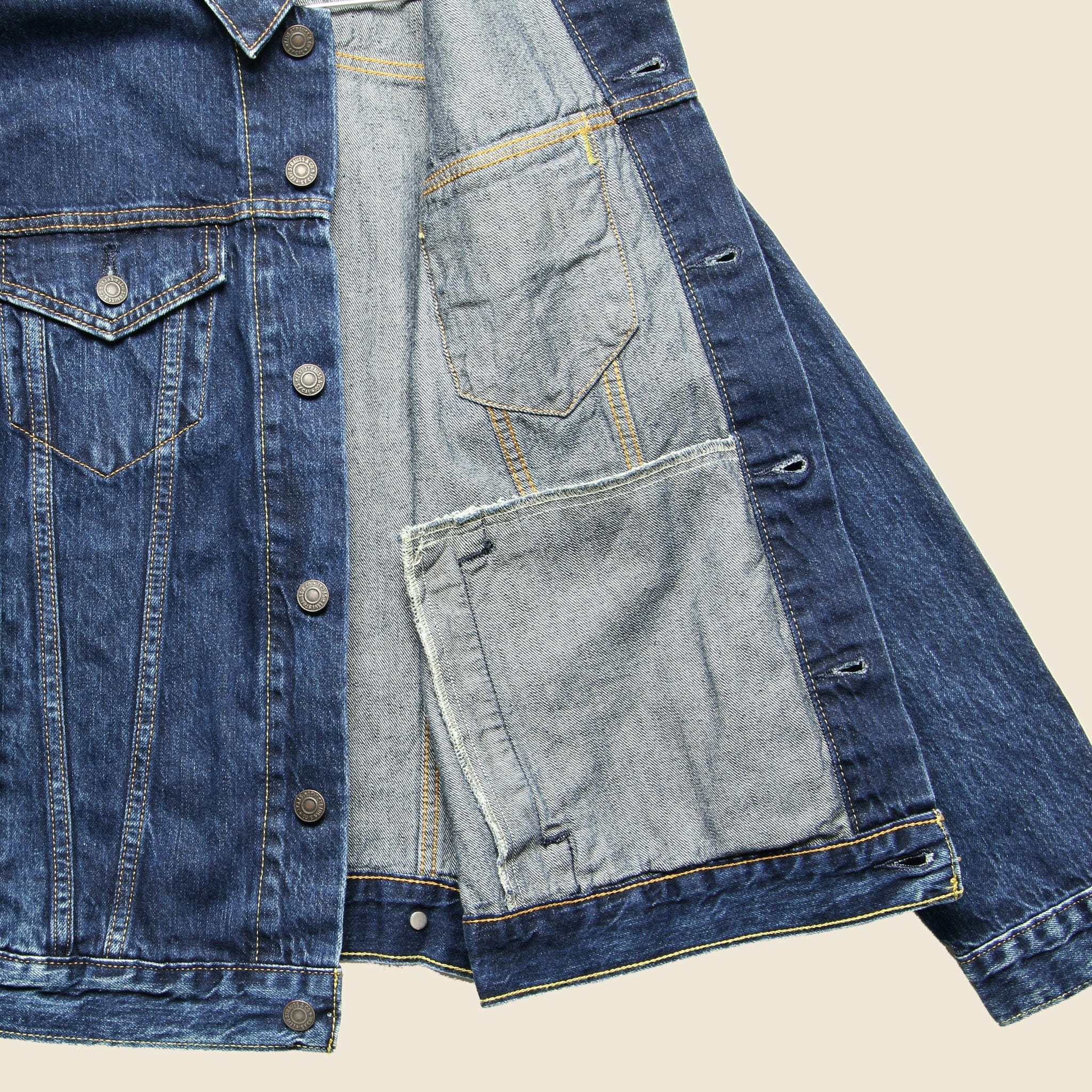 Trucker Jacket - Rough Rinse - Image 3