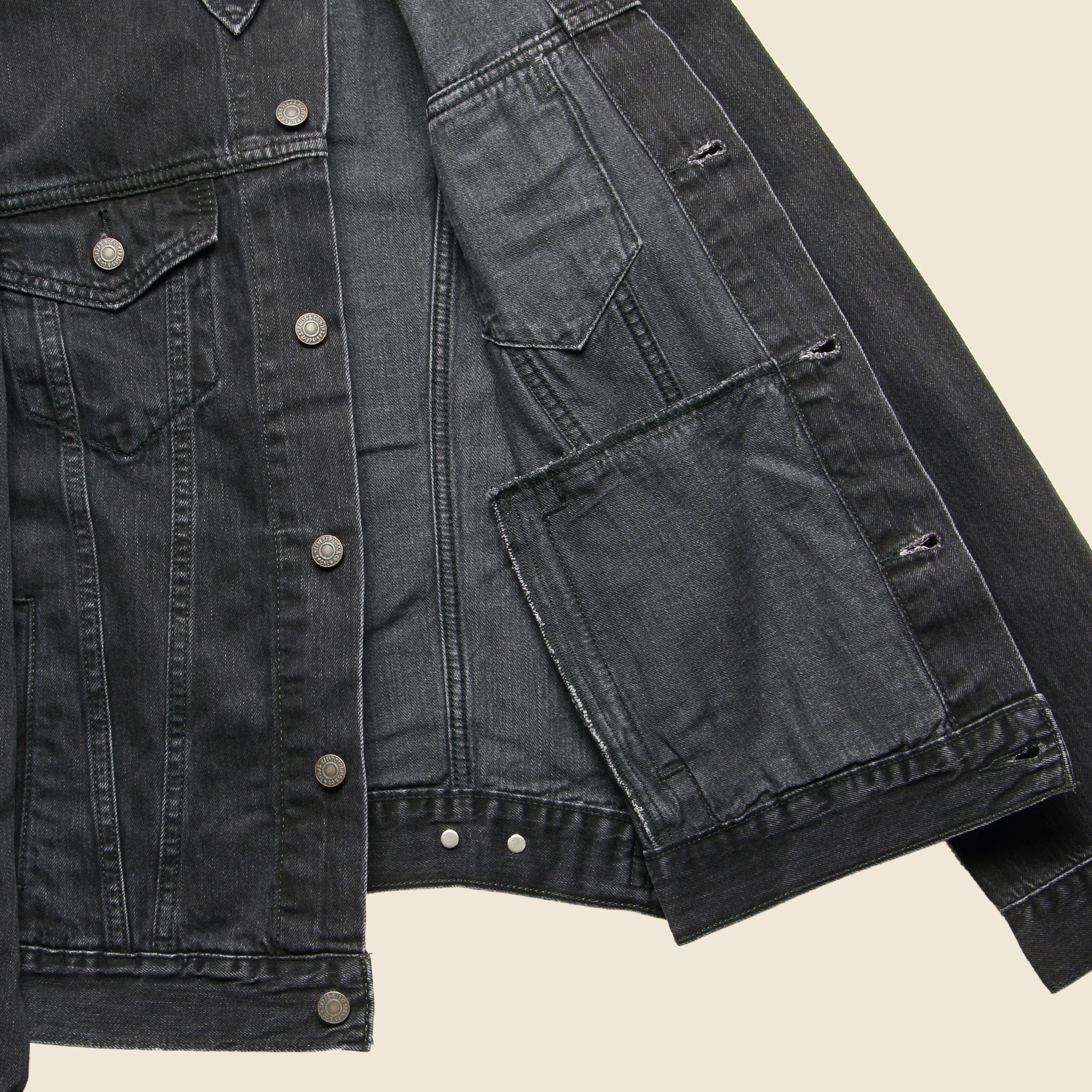 Trucker Jacket - Liquorice - Image 3