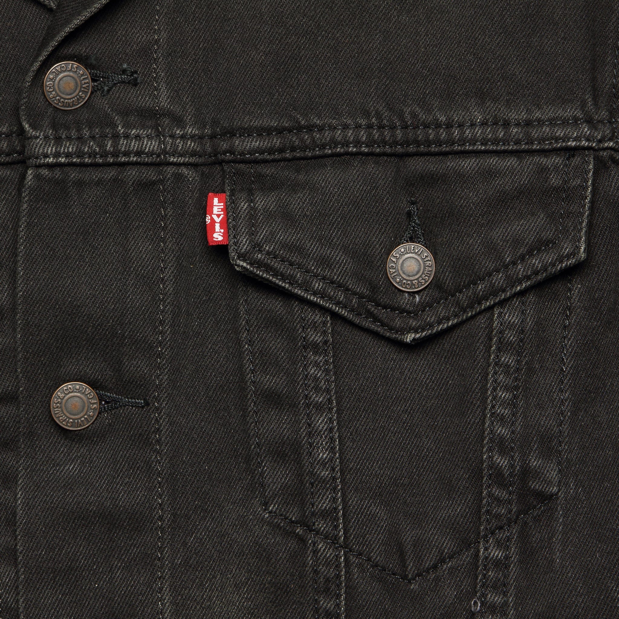 Vintage Fit Trucker - Black - Image 3