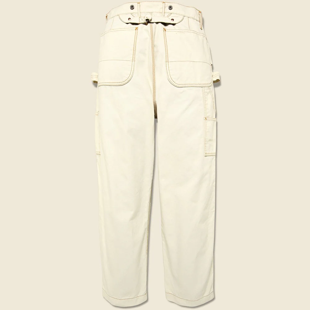Canvas Lumber Pants - Ecru - Image 2