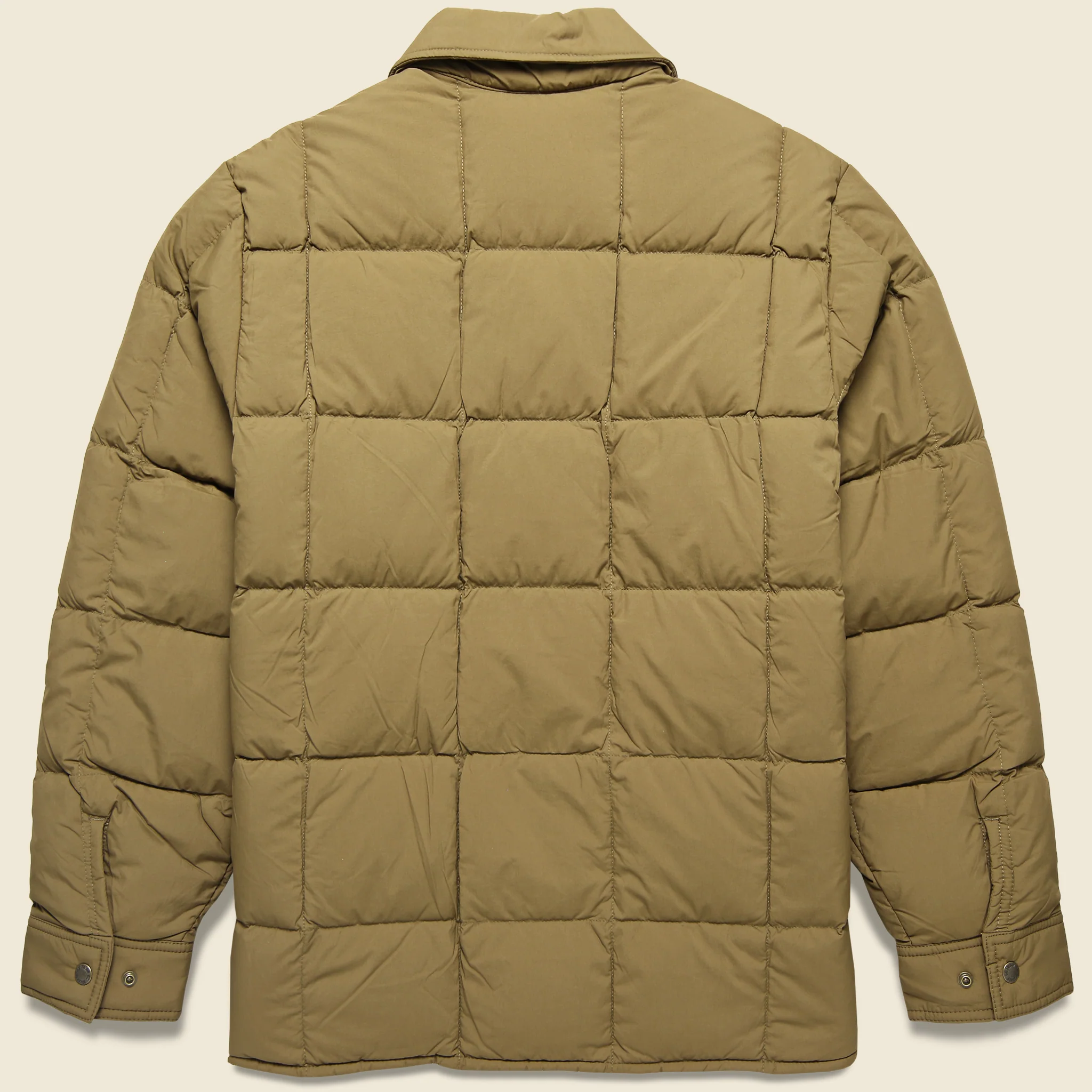 Lightweight Down Jac Shirt - Dark Tan - Image 2