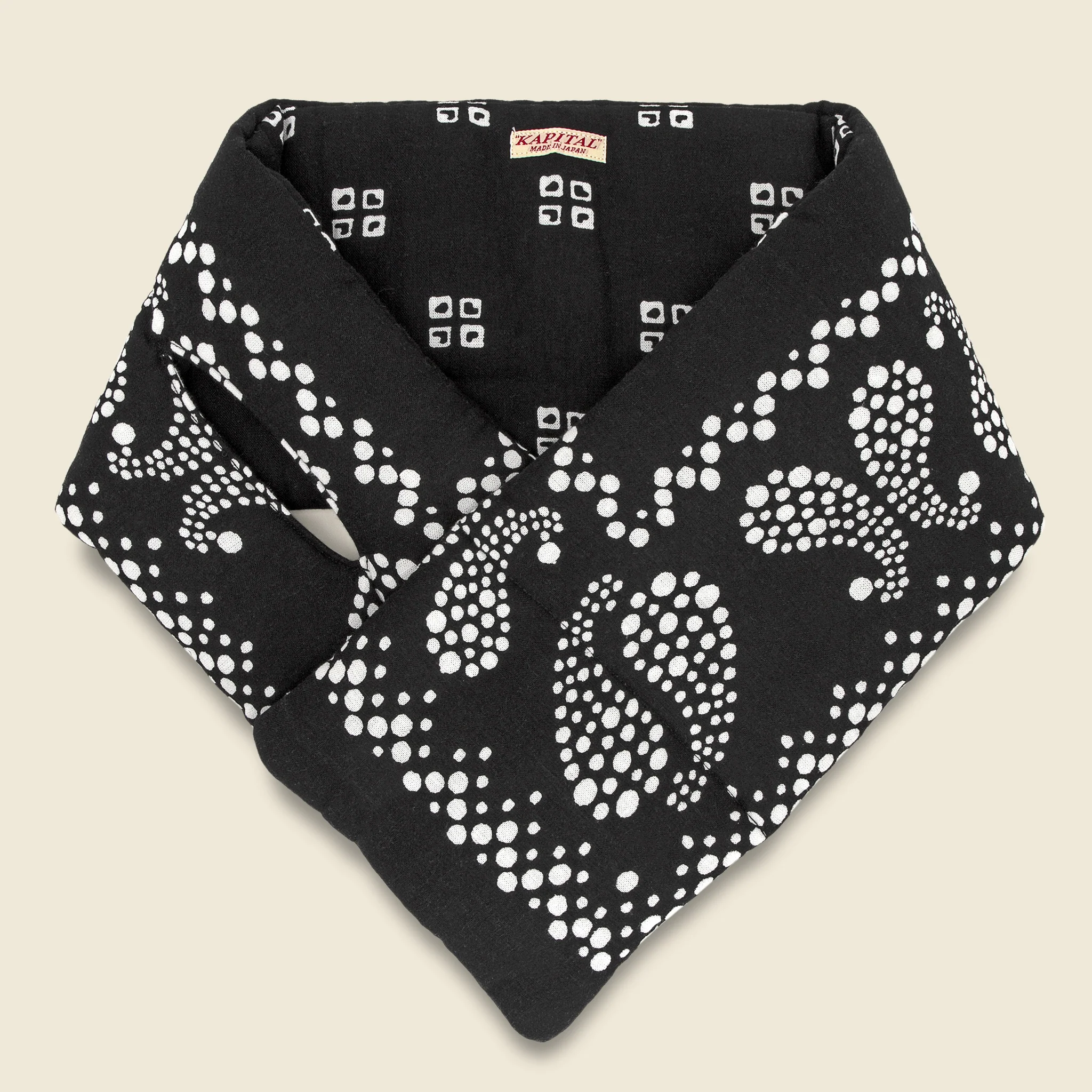Linen Rayon Kesa Scarf - Black