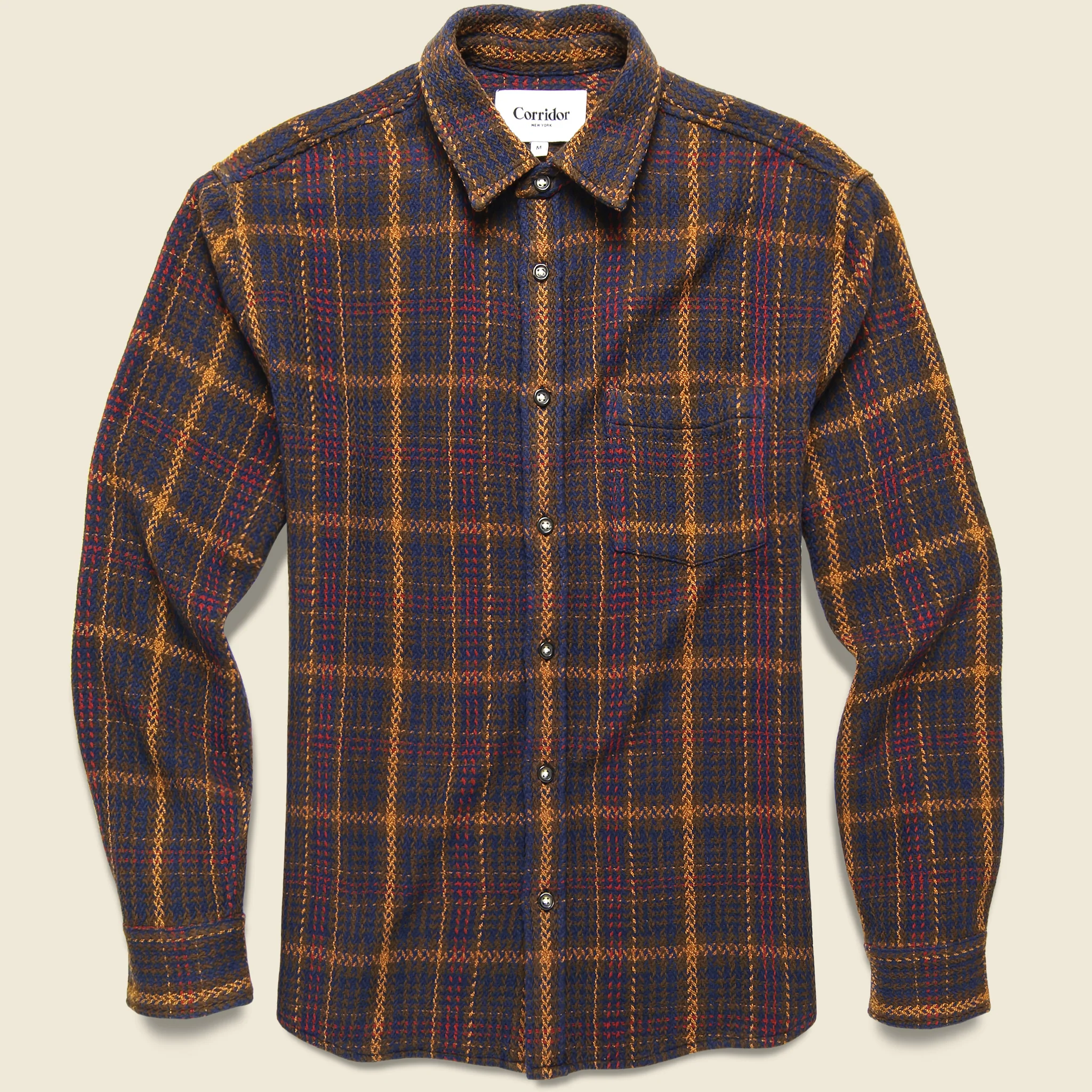 Livingston Manor Shirt - Brown/Orange/Purple