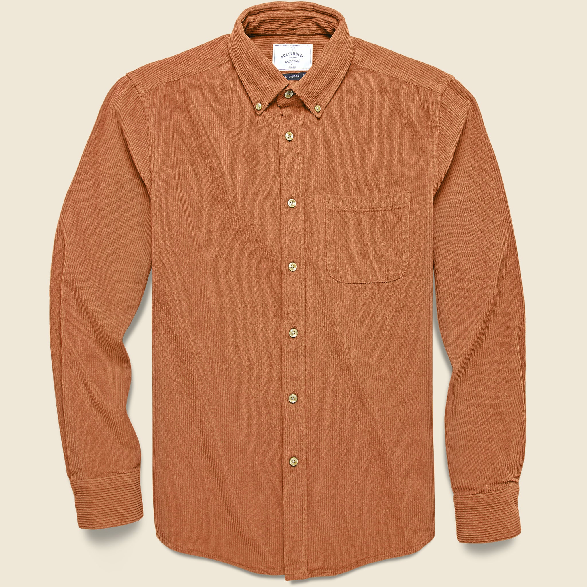 Corduroy Lobo Shirt - Brick