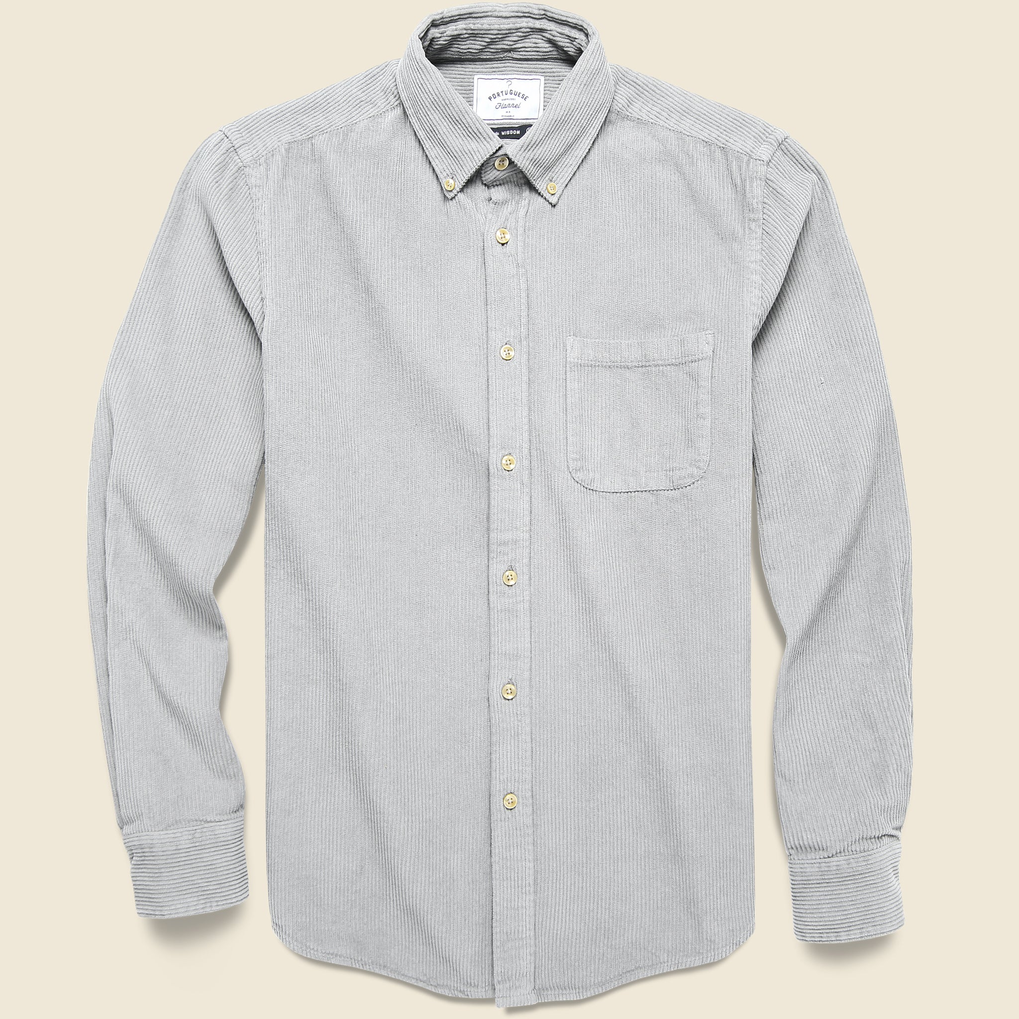 Corduroy Lobo Shirt - Grey