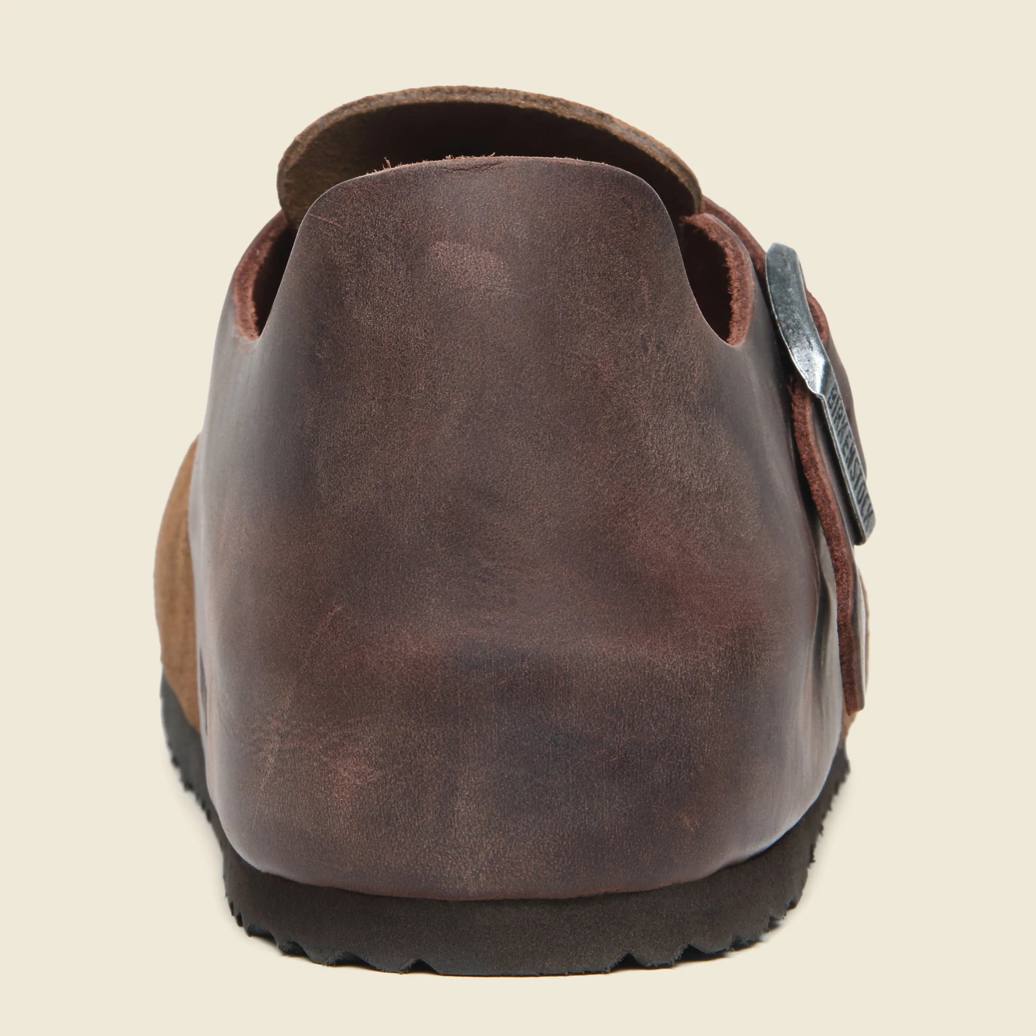 London Clog - Dark Tea Suede/Habana Leather - Image 4