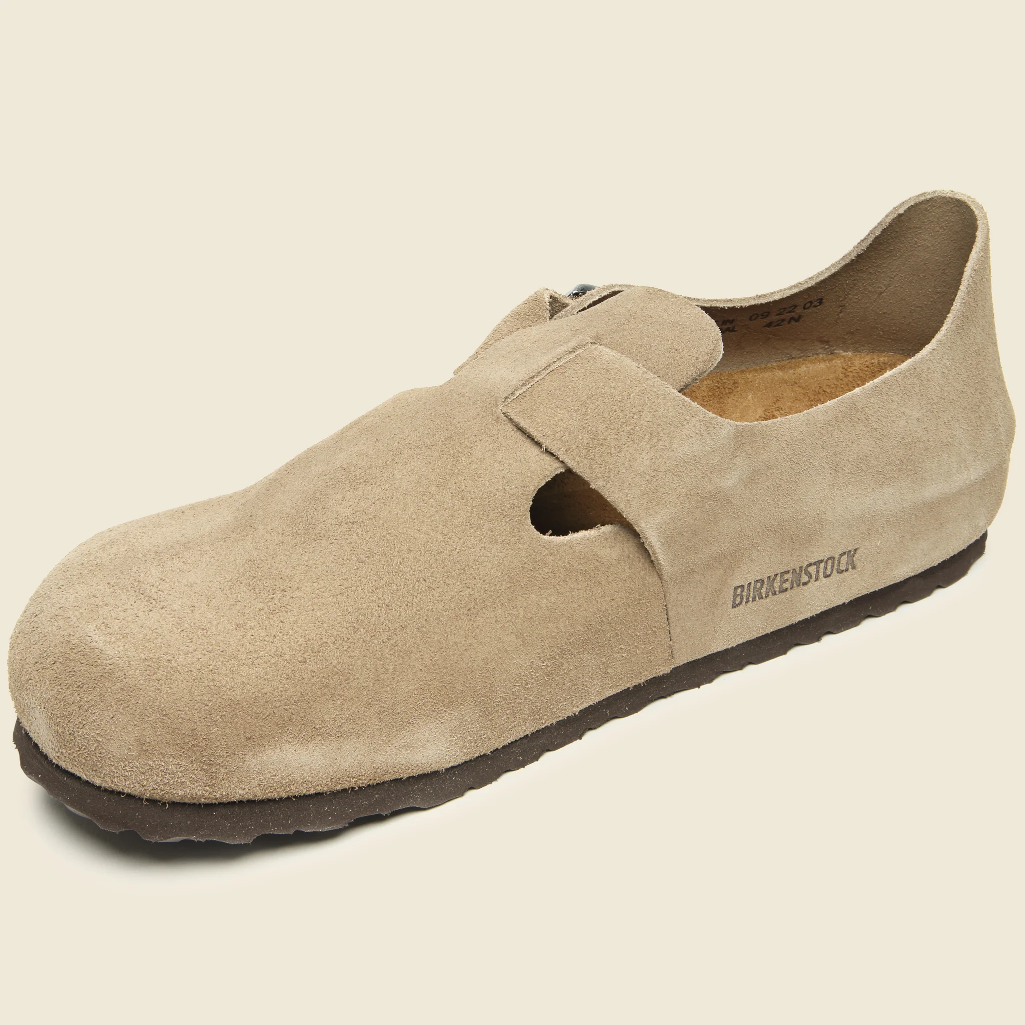 London Clog - Taupe Suede - Image 3
