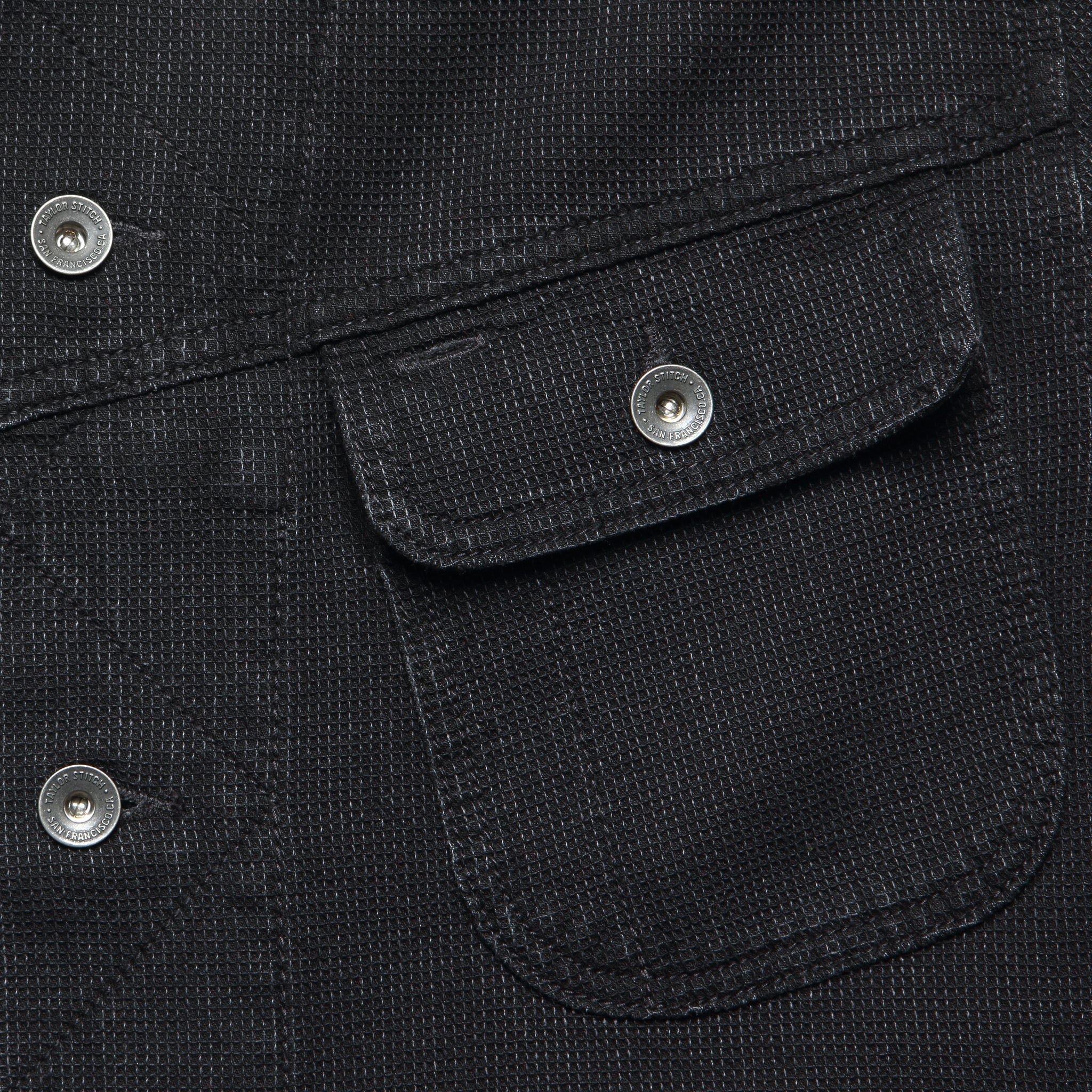 Long Haul Jacket - Black Indigo Waffle - Image 6