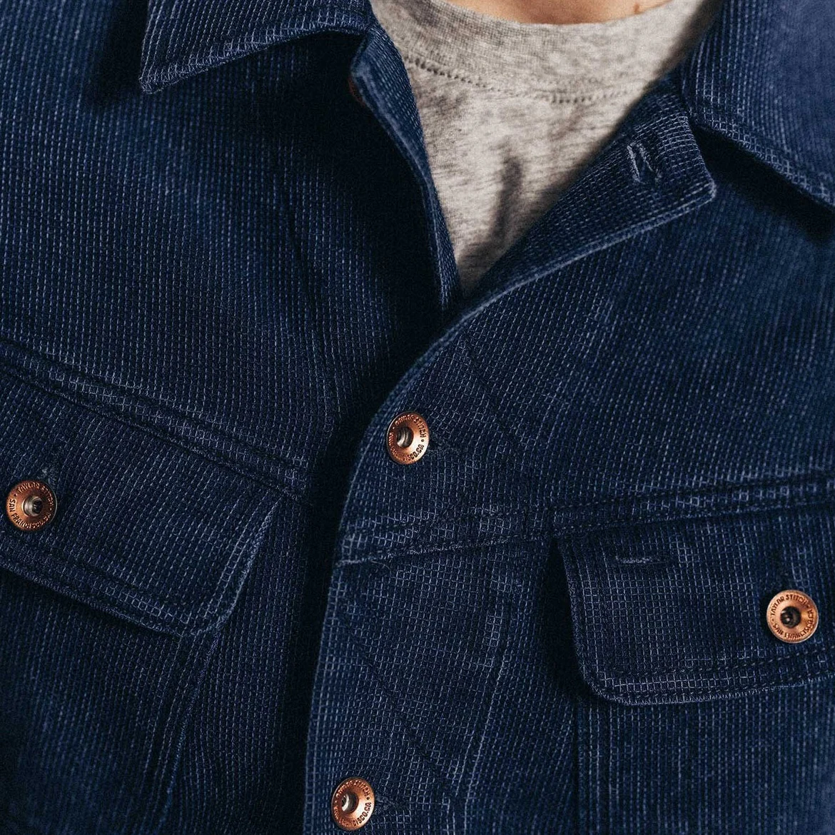 Long Haul Jacket - Indigo Waffle - Image 3