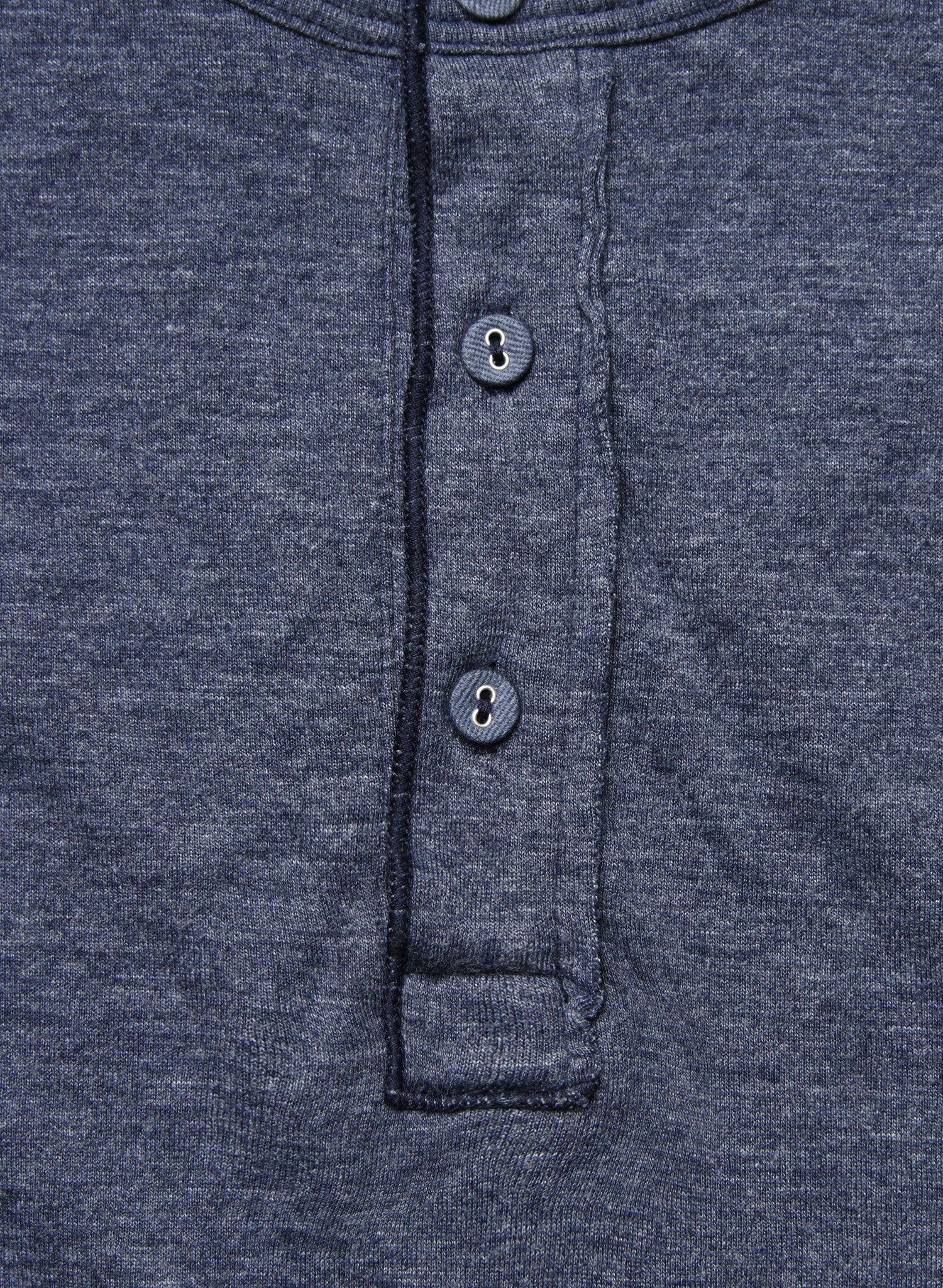 Pointelle Henley - Navy - Image 2