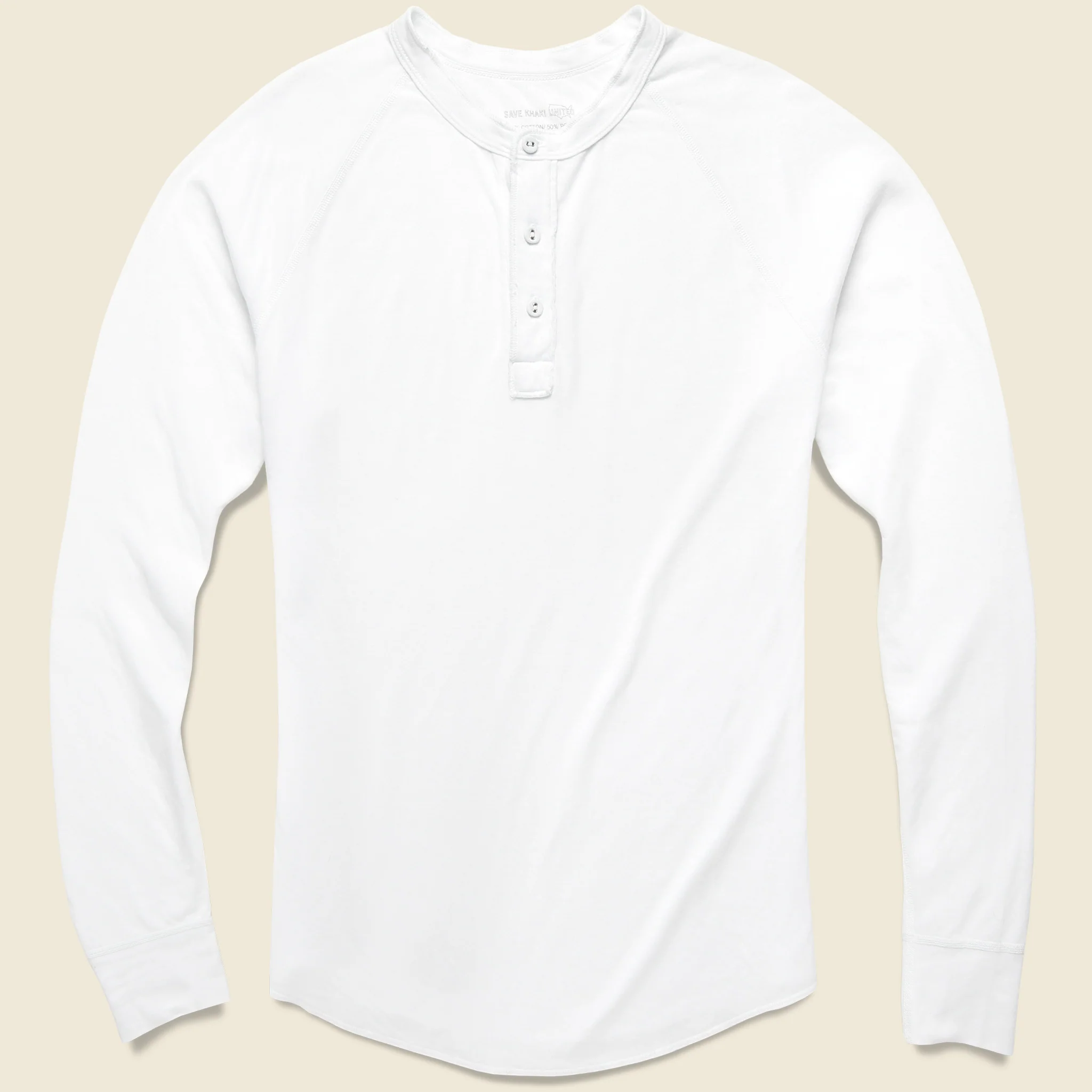 Pointelle Henley - White