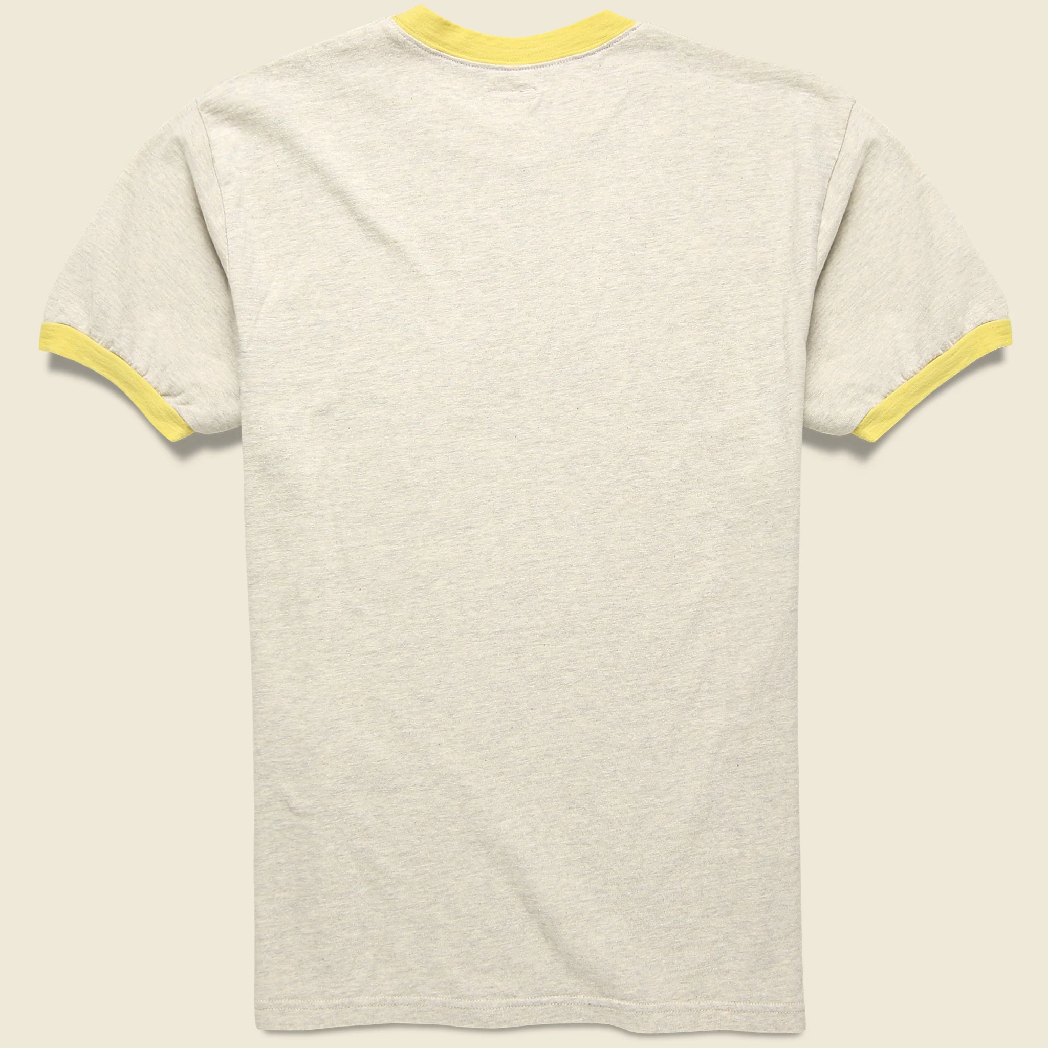 Love & Peace and Beethoven Jersey Ringer Tee - Ecru - Image 2