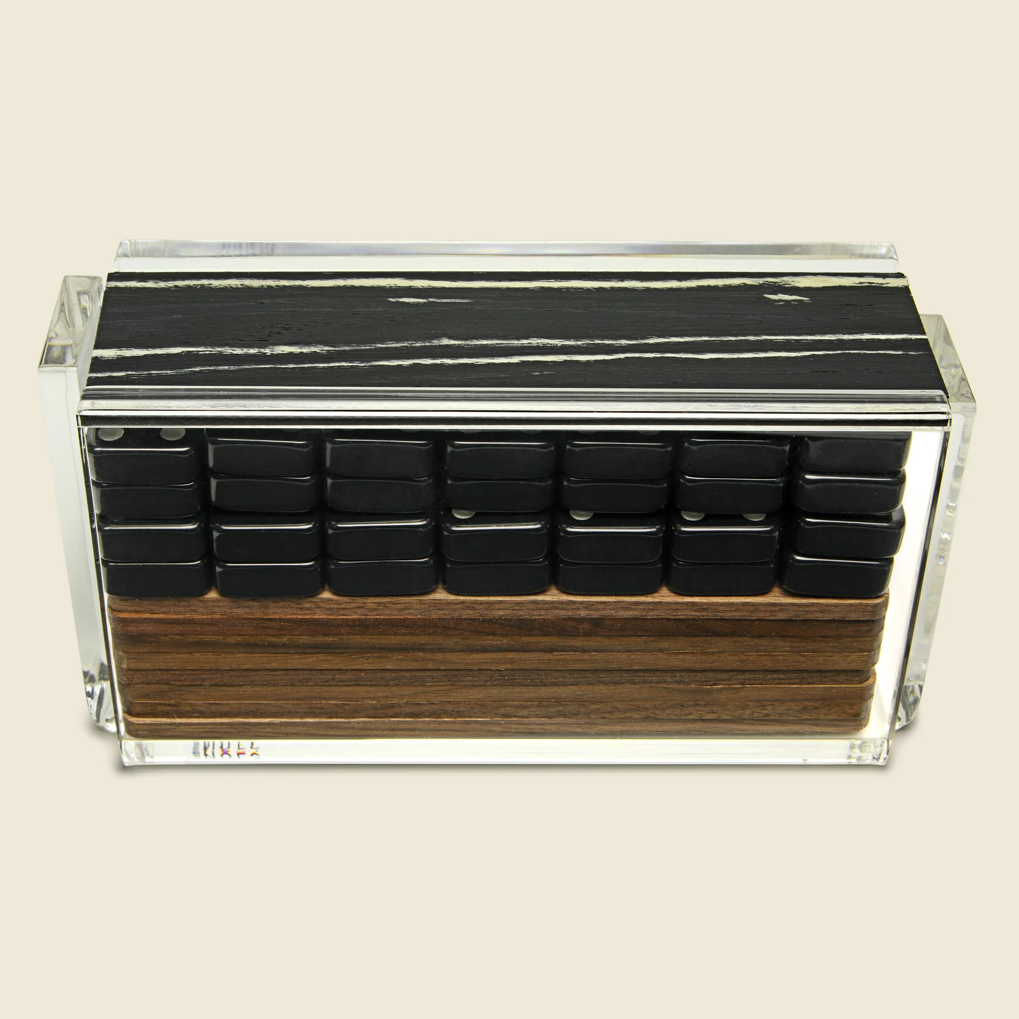 Domino Set -  Black/Walnut - Image 2
