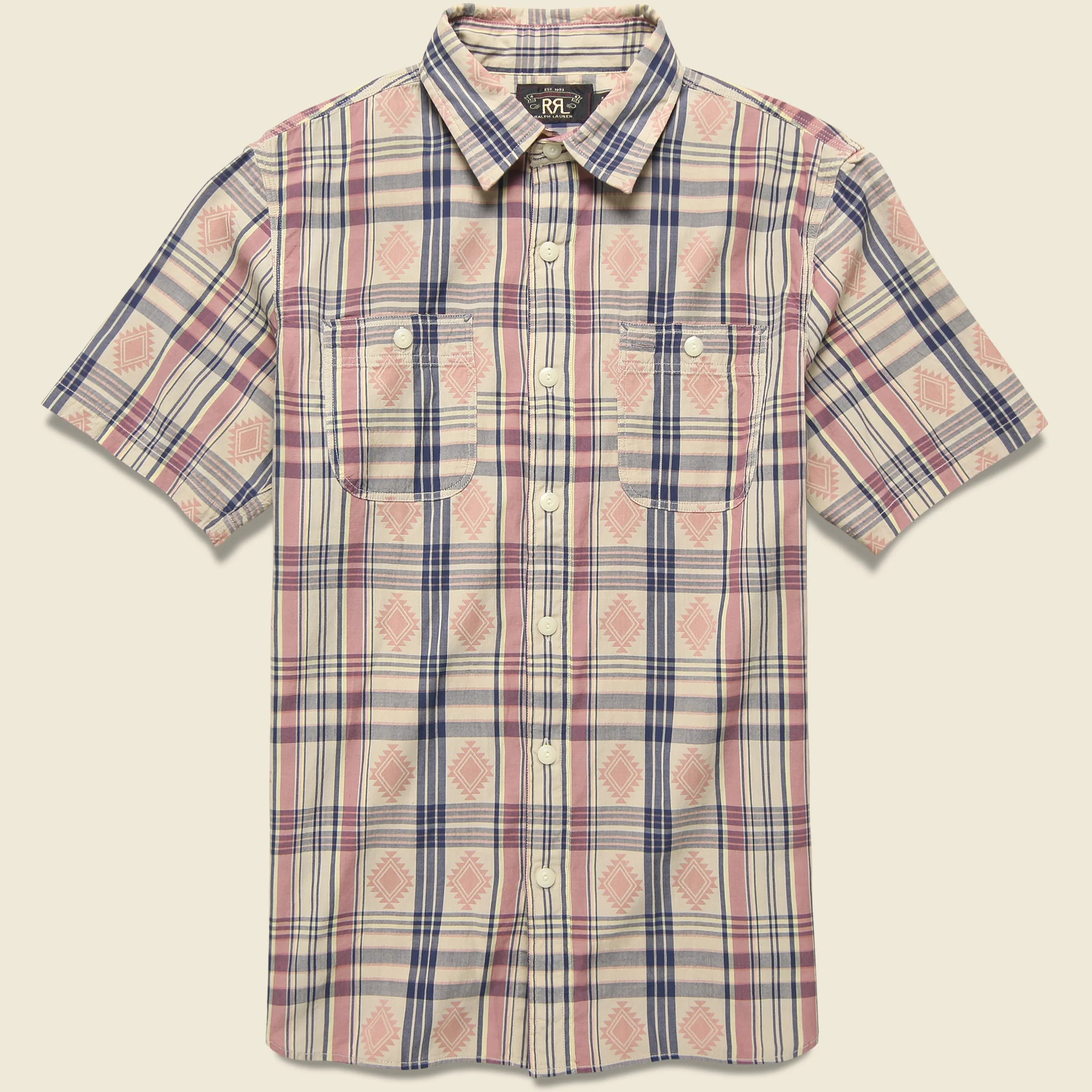 Madras Plaid Farrell Workshirt - Blue/Multi