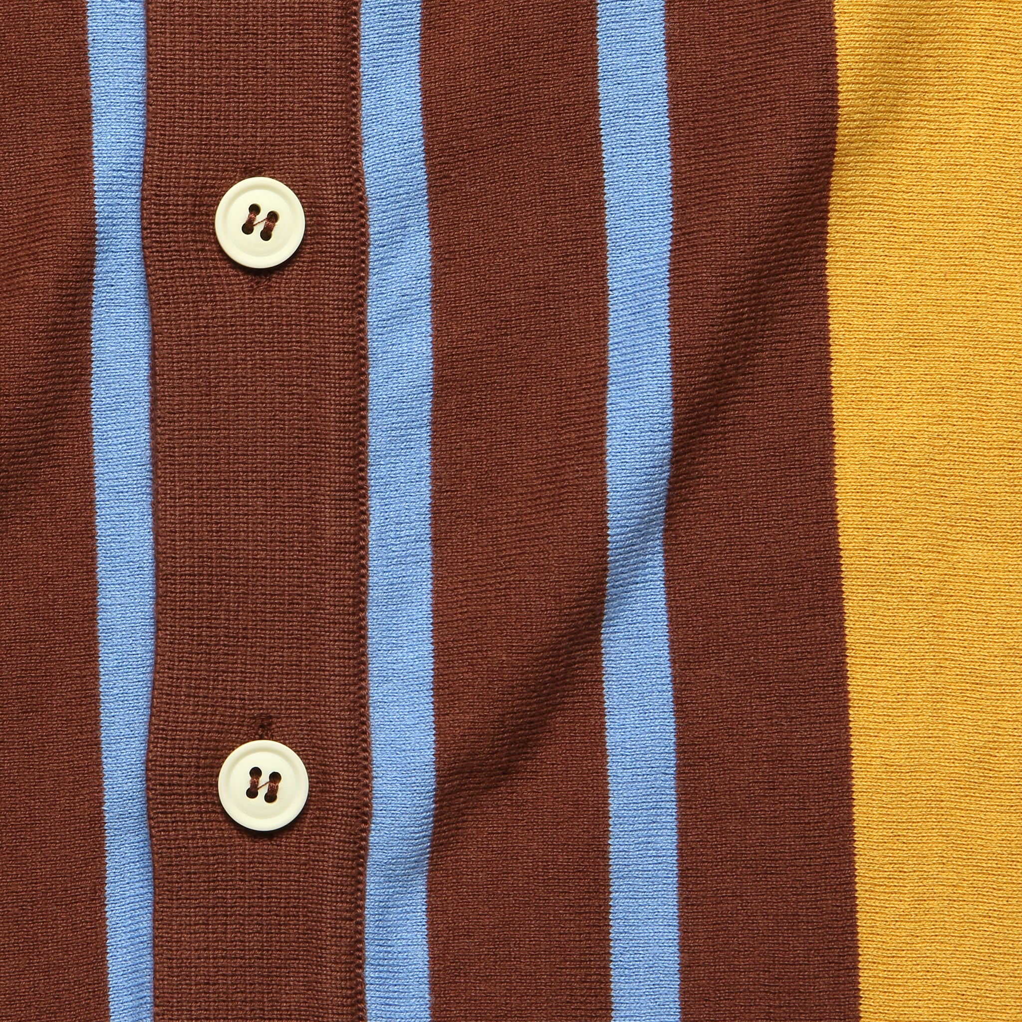 Margate Stripe Cardigan - Brown/Multi - Image 4