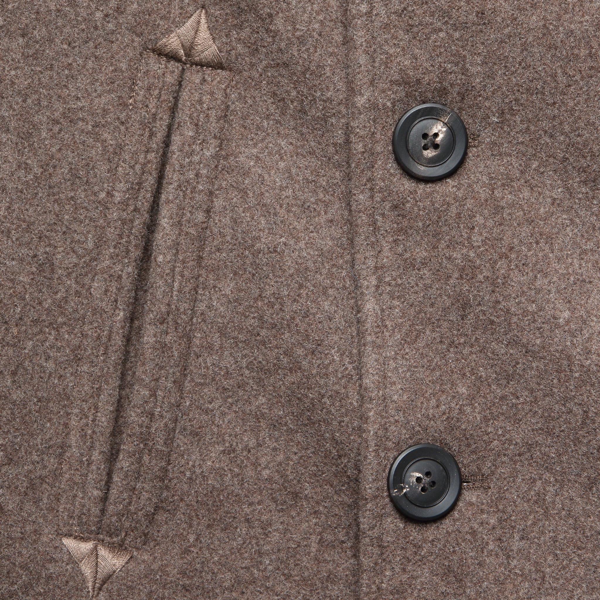 Mariner Coat - Sable Melton Wool - Image 3