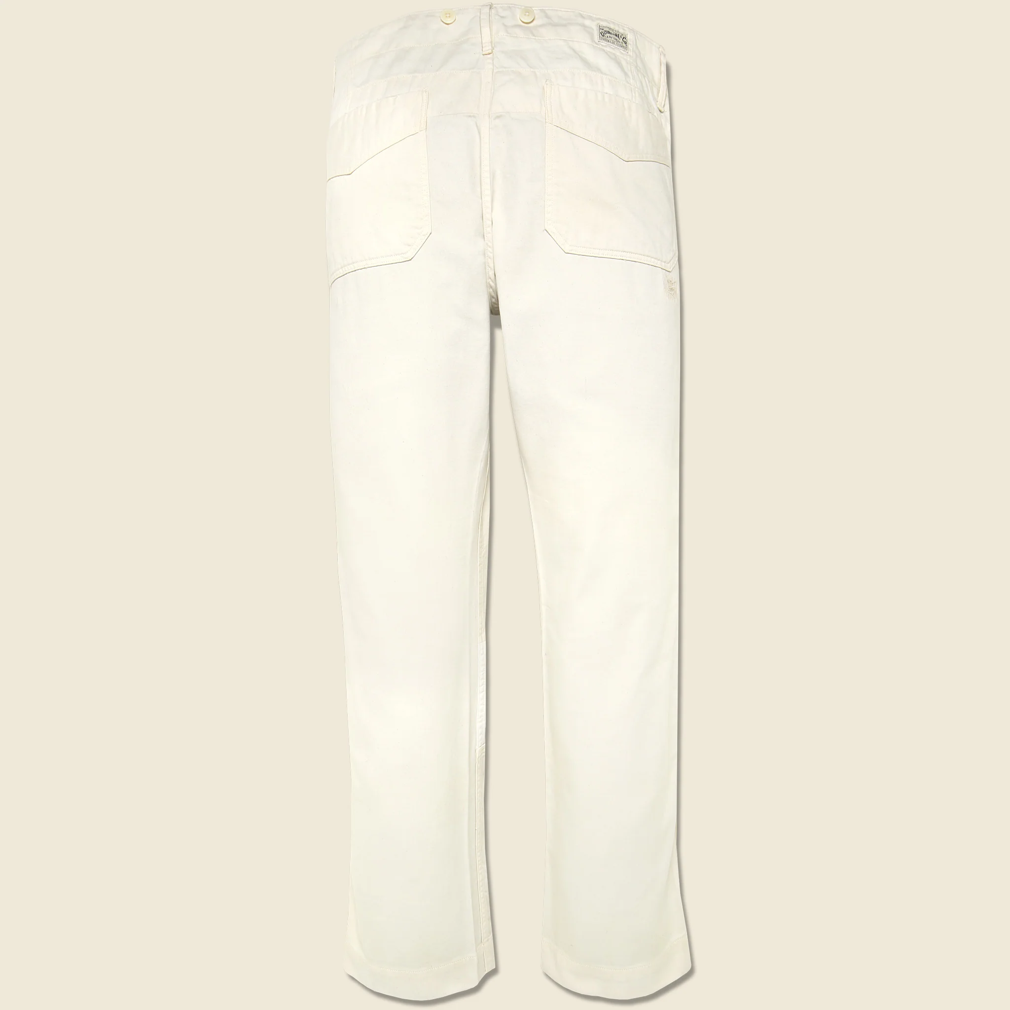 Mathieu Work Pant - Repaired Off White - Image 2