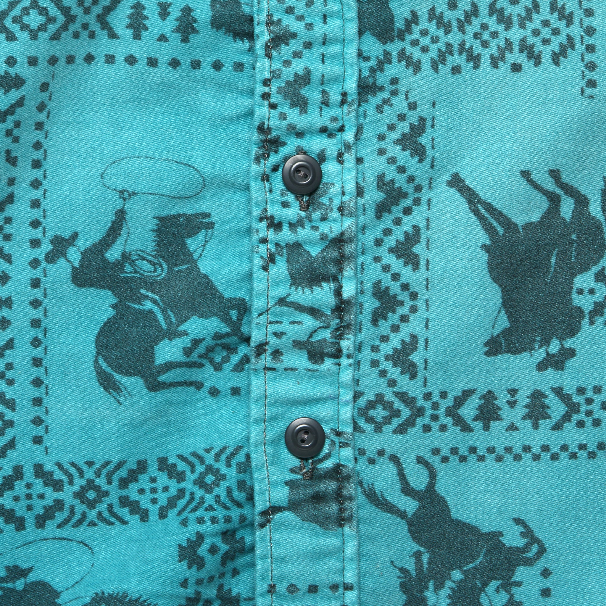Matlock Workshirt - Faded Teal - Image 3